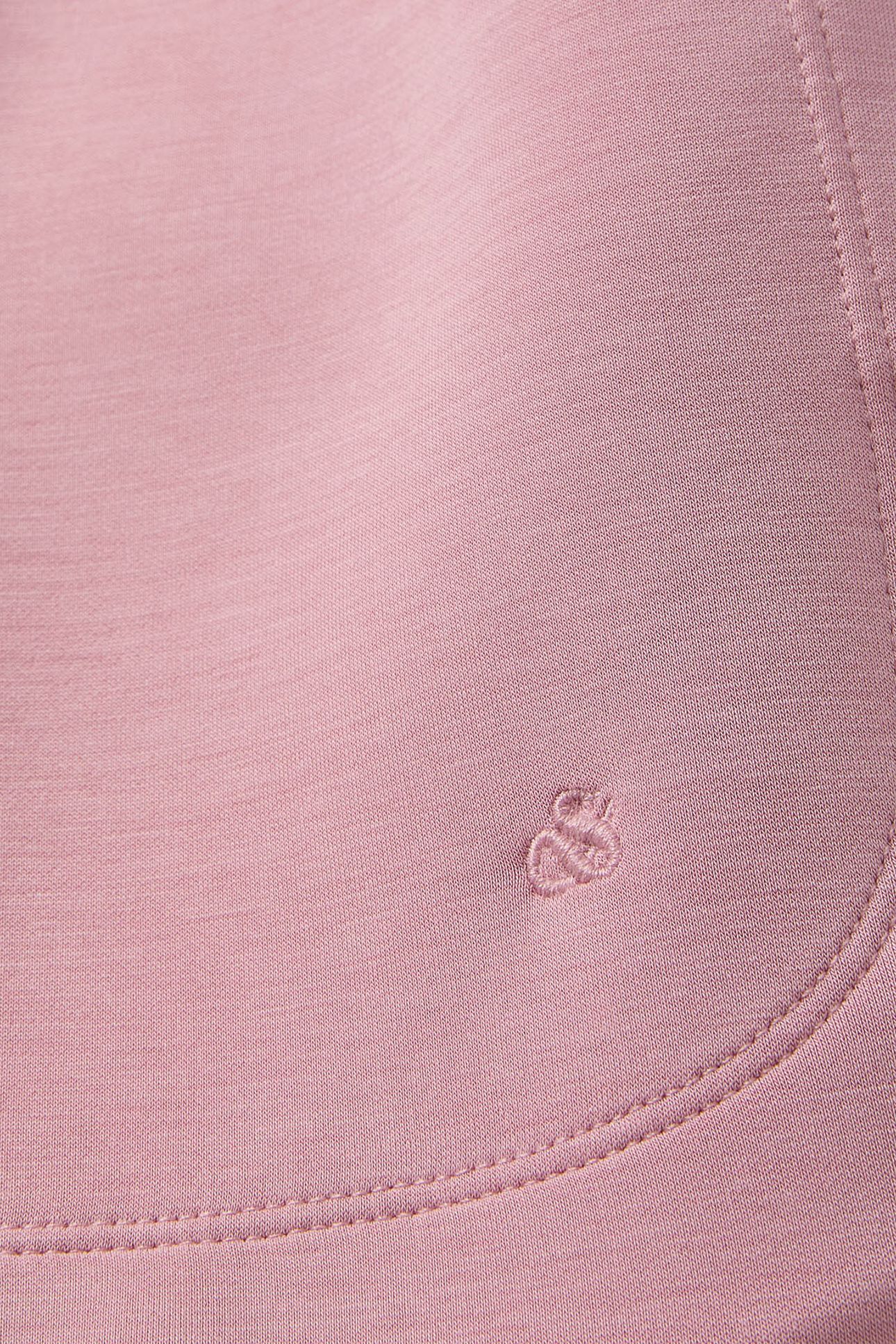 CURVED HEM DRAWSTRING SHORTS DUSTY ROSE 6