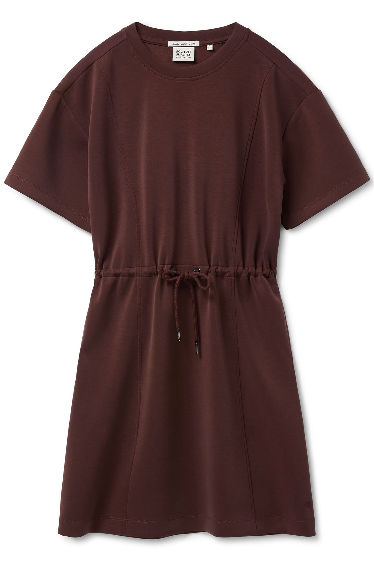 DRAWSTRING TEE DRESS PUCE 3