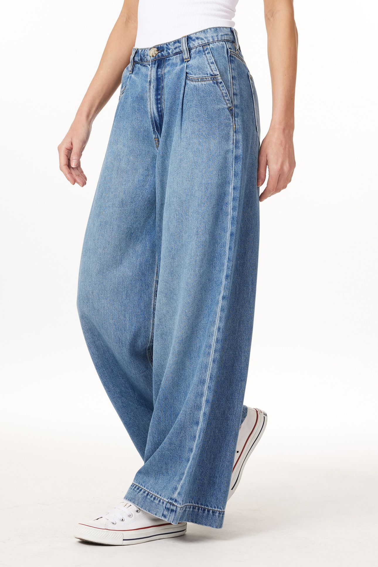 WIDE DENIM TROUSER FLATIRON 3