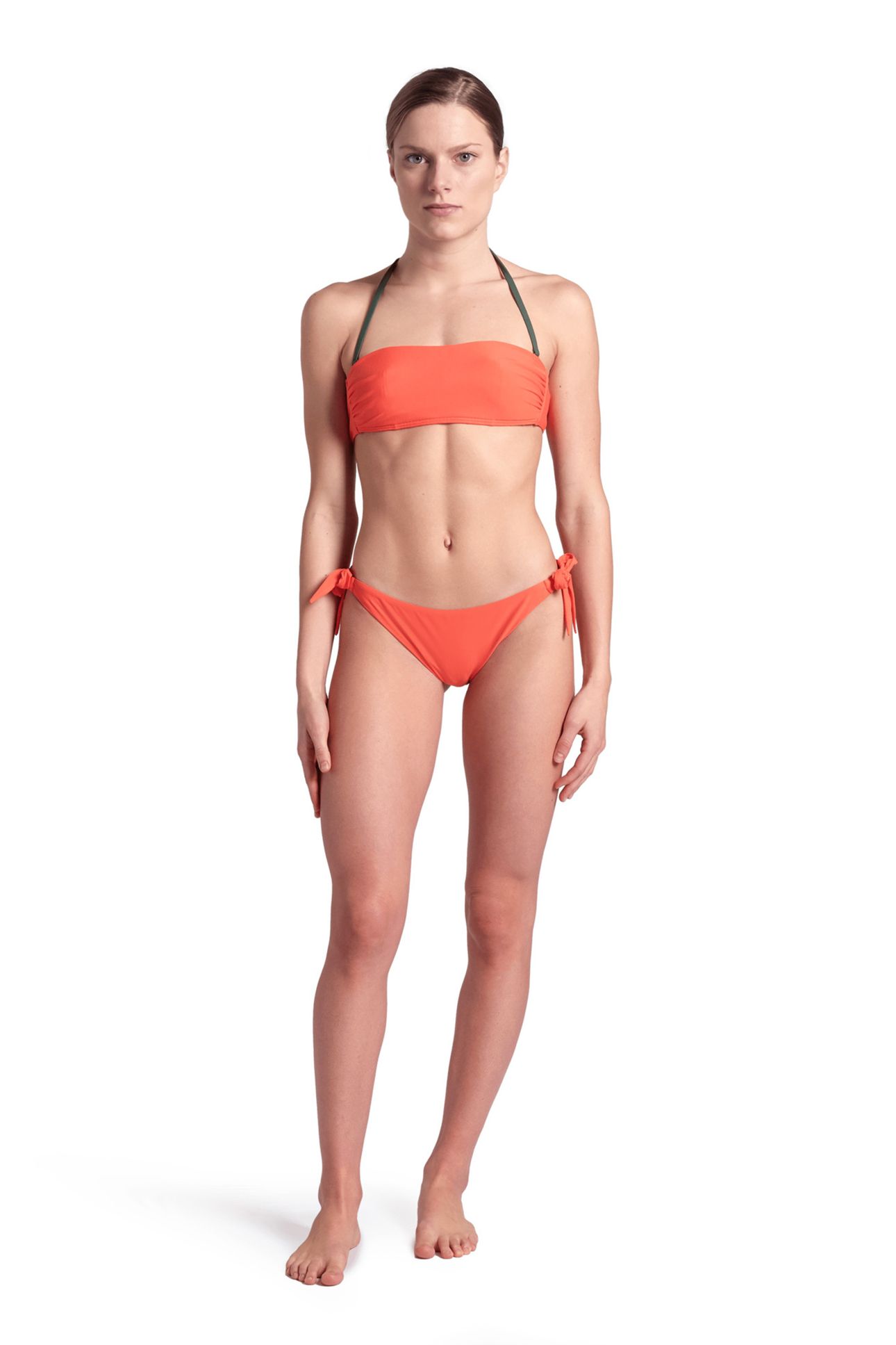 WOMEN'S ARENA PRO_FILE BIKINI BANDEAU CALYPSO CORAL-SAGE 3