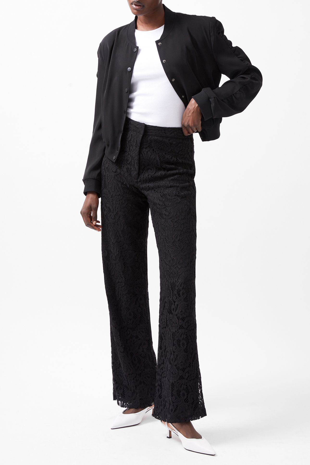 ASURA LACE FLARED TROUSER BLACKOUT 3