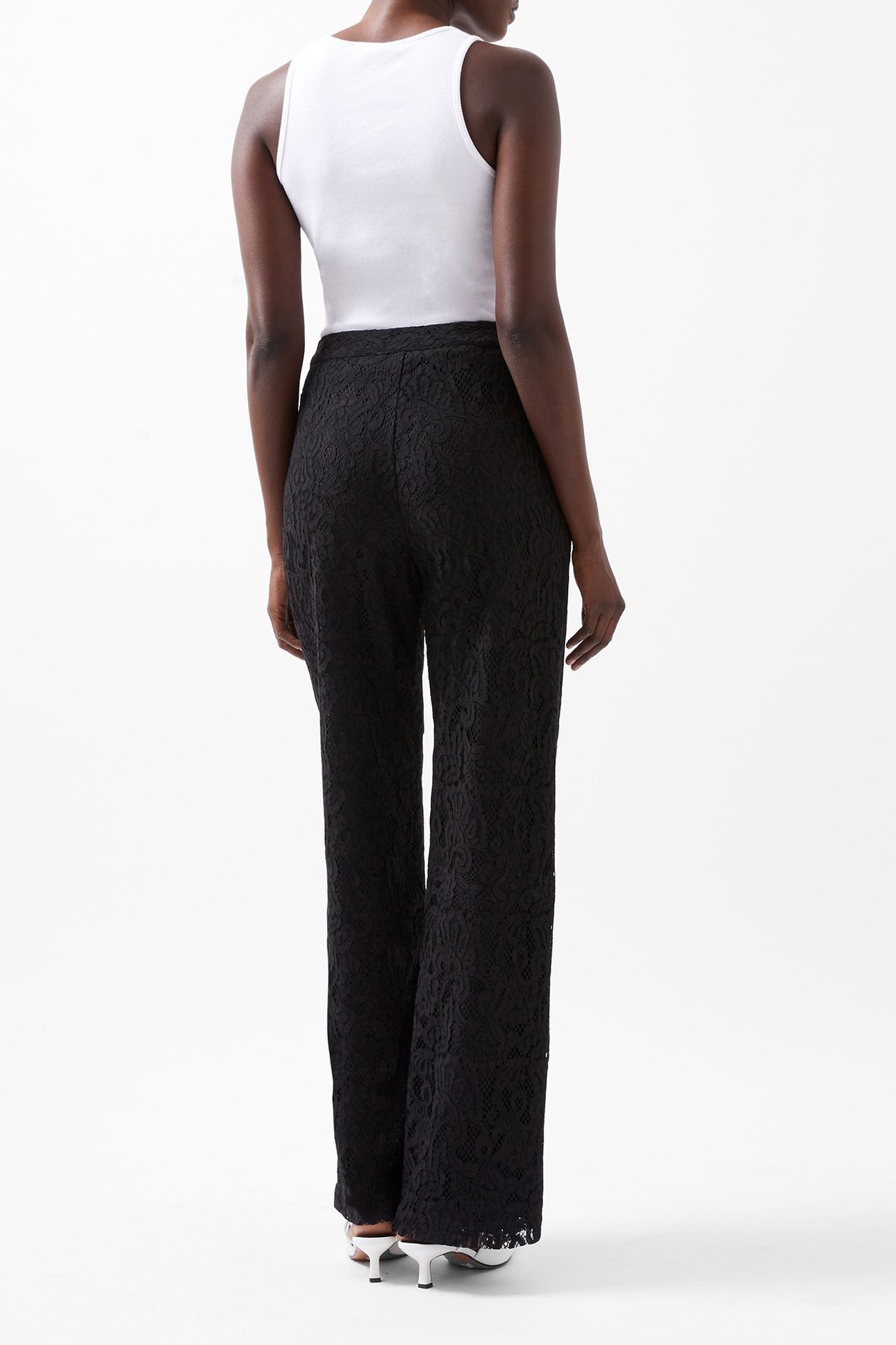 ASURA LACE FLARED TROUSER BLACKOUT 2