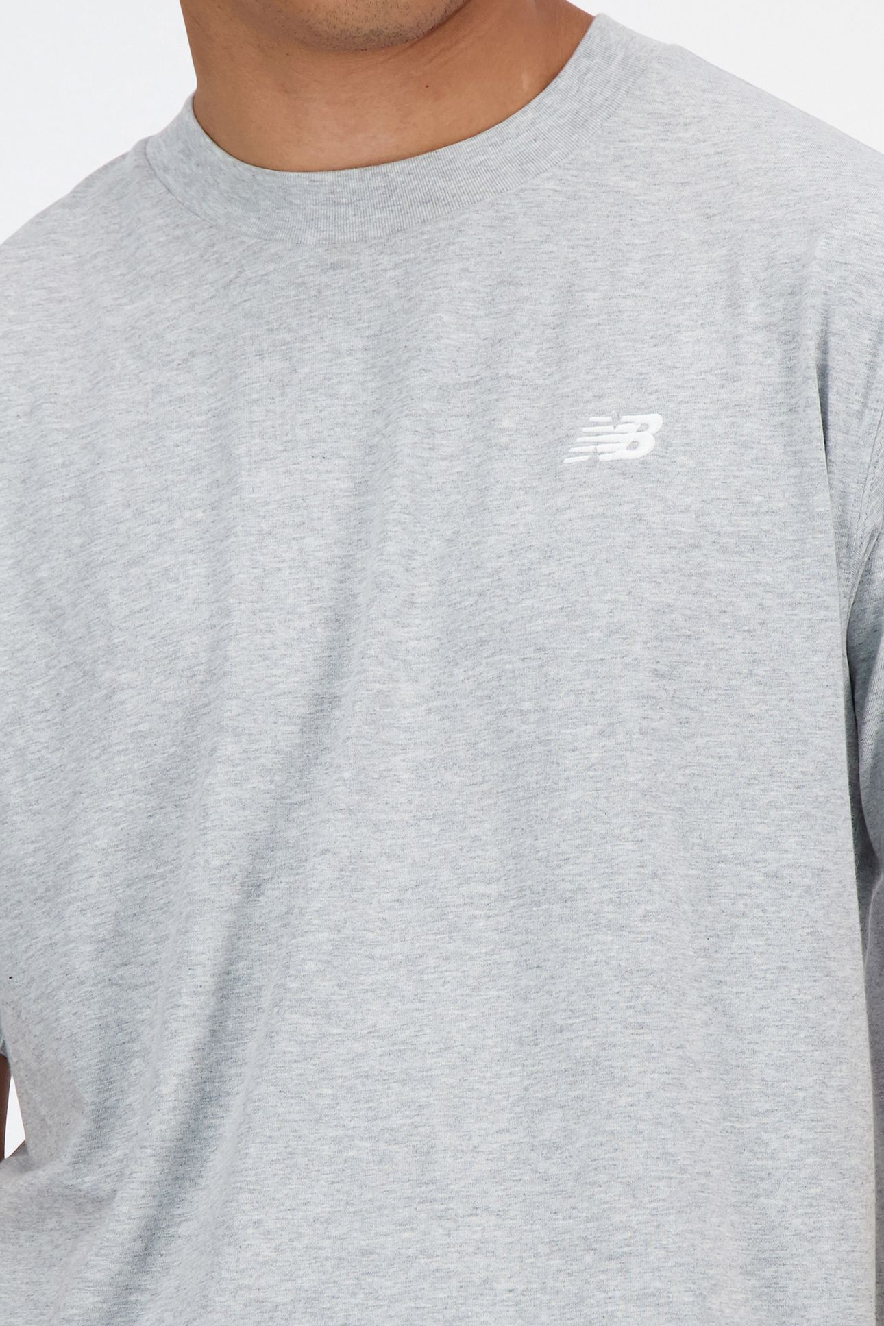 ATHLETICS COTTON T-SHIRT IN GREY 4