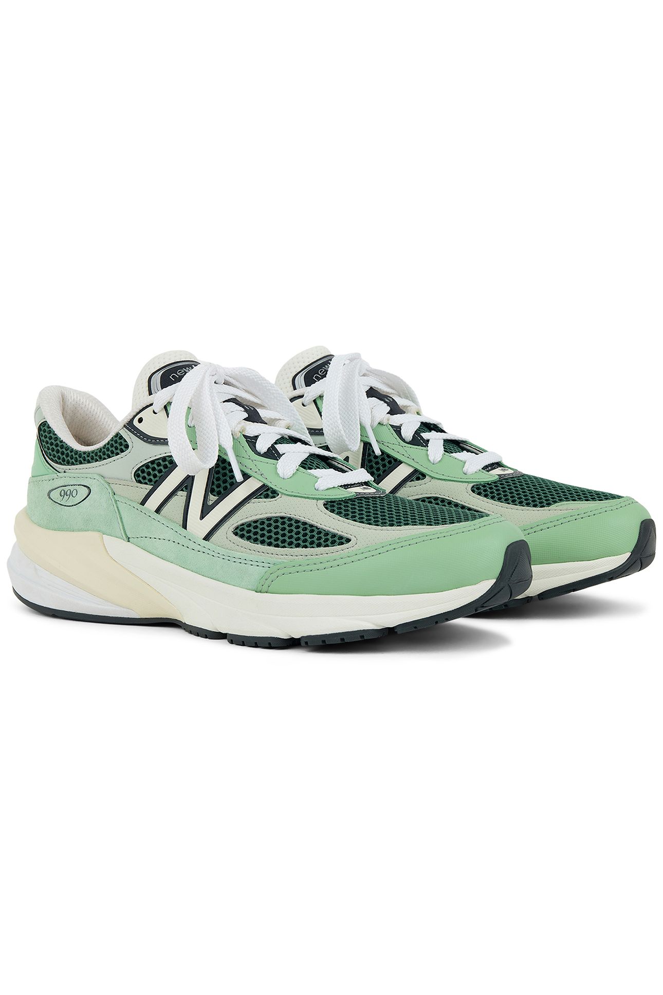 U990AB6 MADE IN USA SNEAKERS IN AVOCADO 2