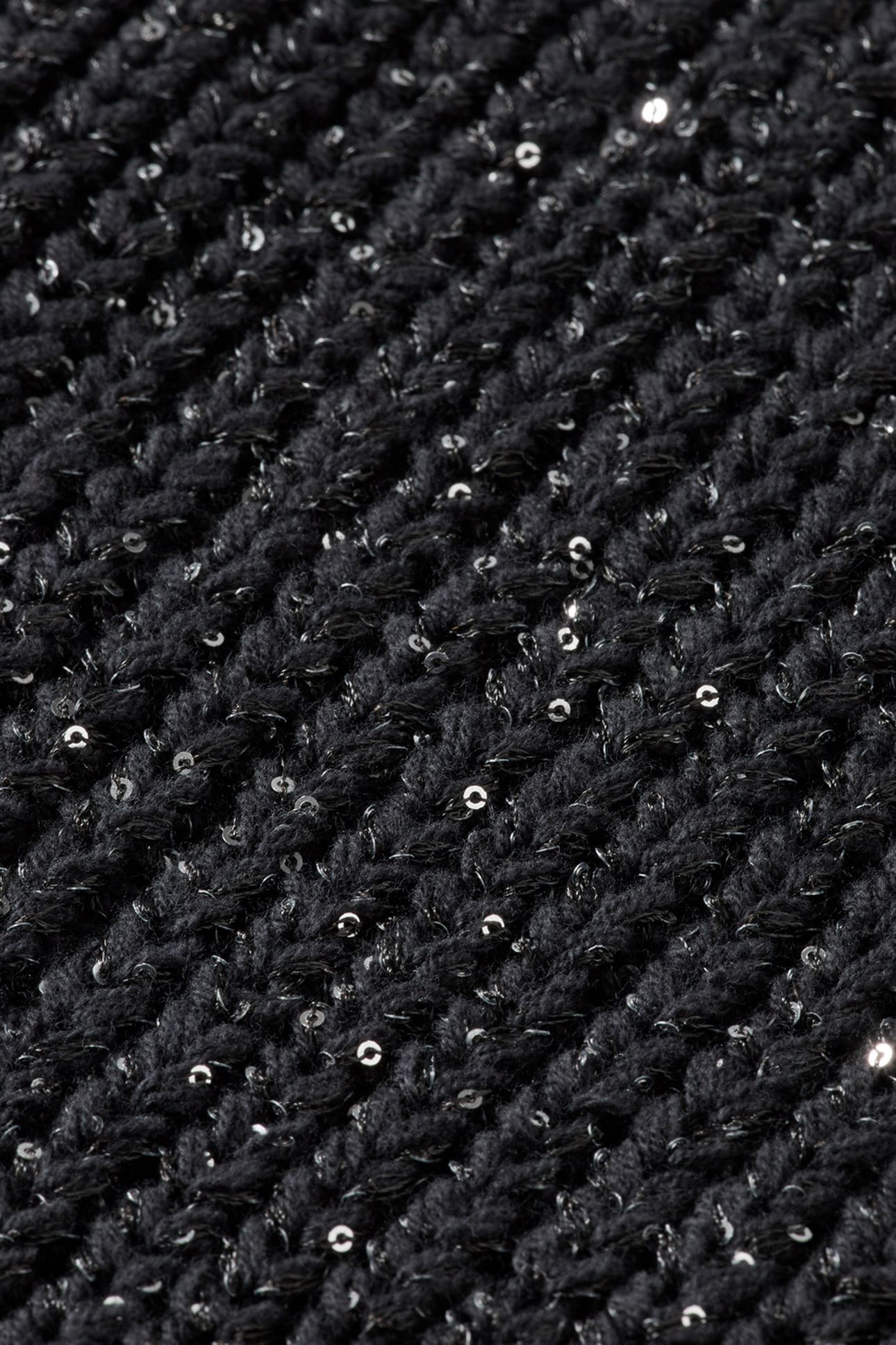 SEQUIN MID LENGTH CARDIGAN EVENING BLACK 3