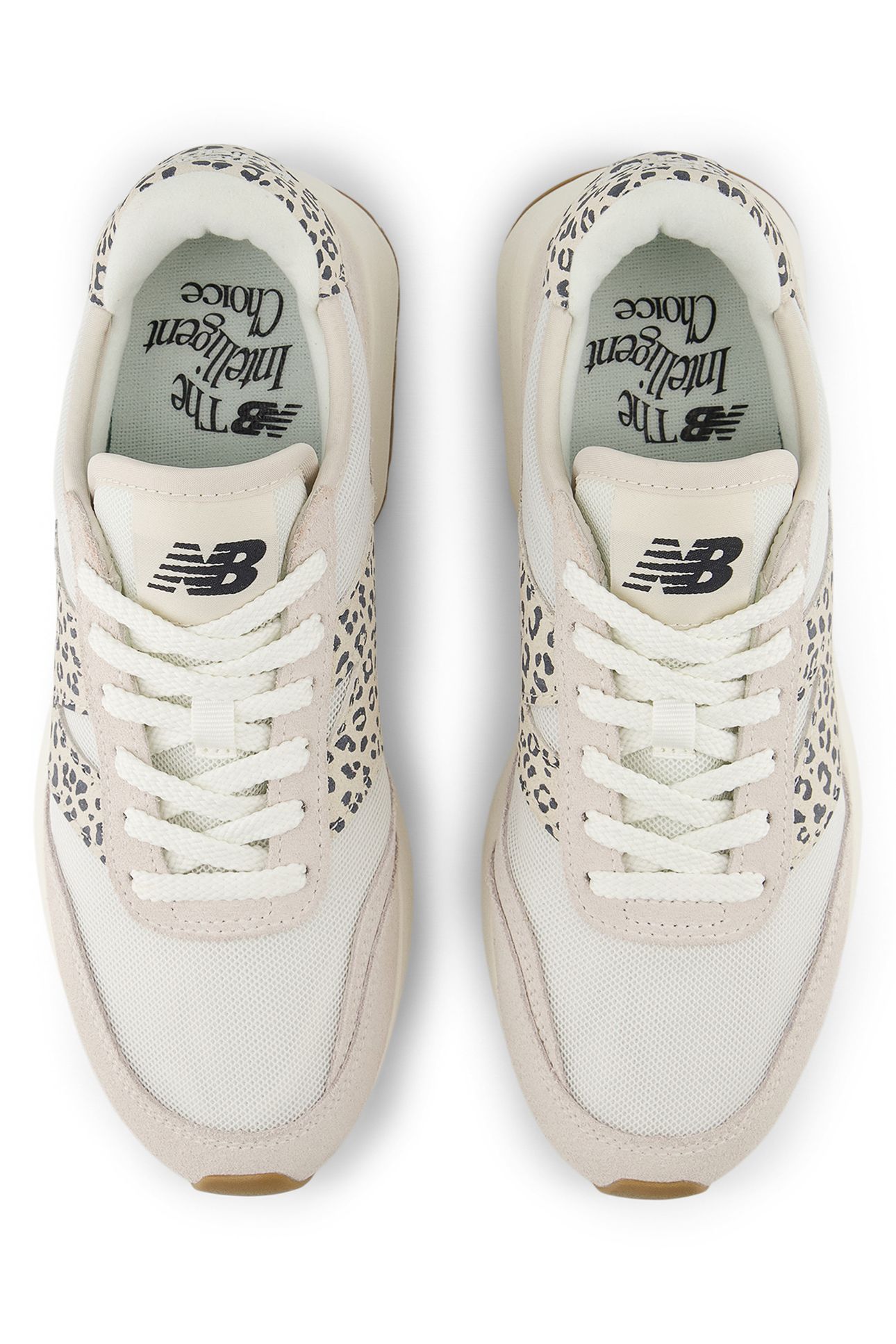 U370LP SNEAKERS IN OFF WHITE & LEOPARD PRINT 3