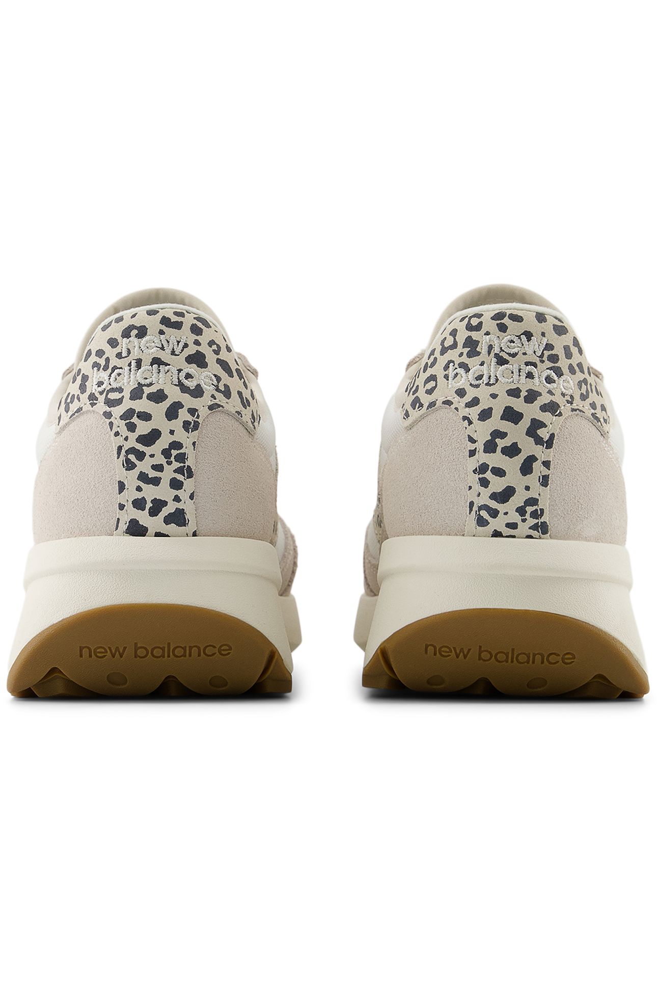 U370LP SNEAKERS IN OFF WHITE & LEOPARD PRINT 4