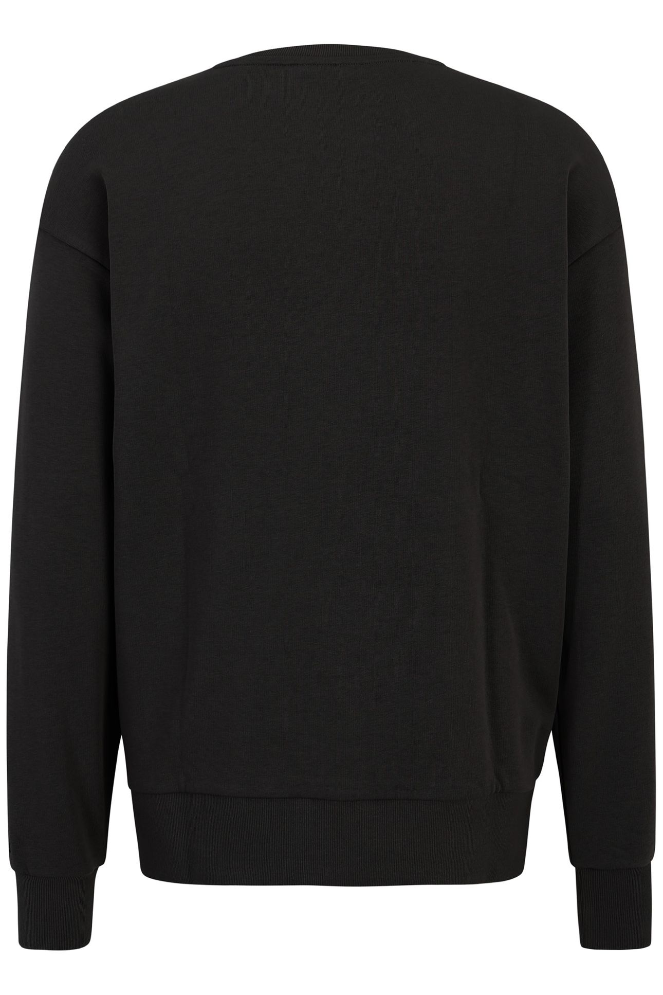 LUSIGNY LOOSE CREW BLACK-TRUE RED 5