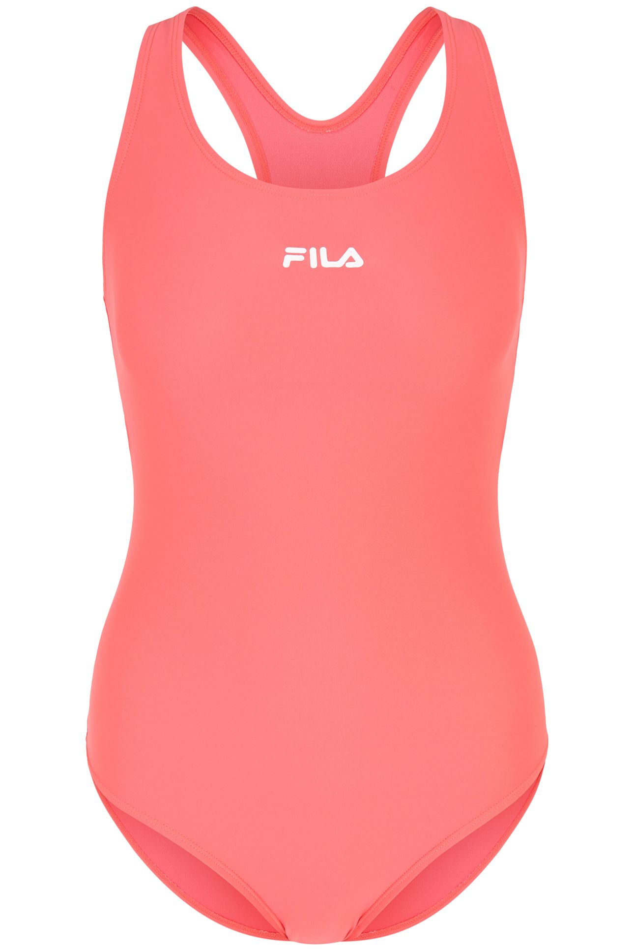 SAKI RACER BACK SWIMSUIT CALYPSO CORAL 1