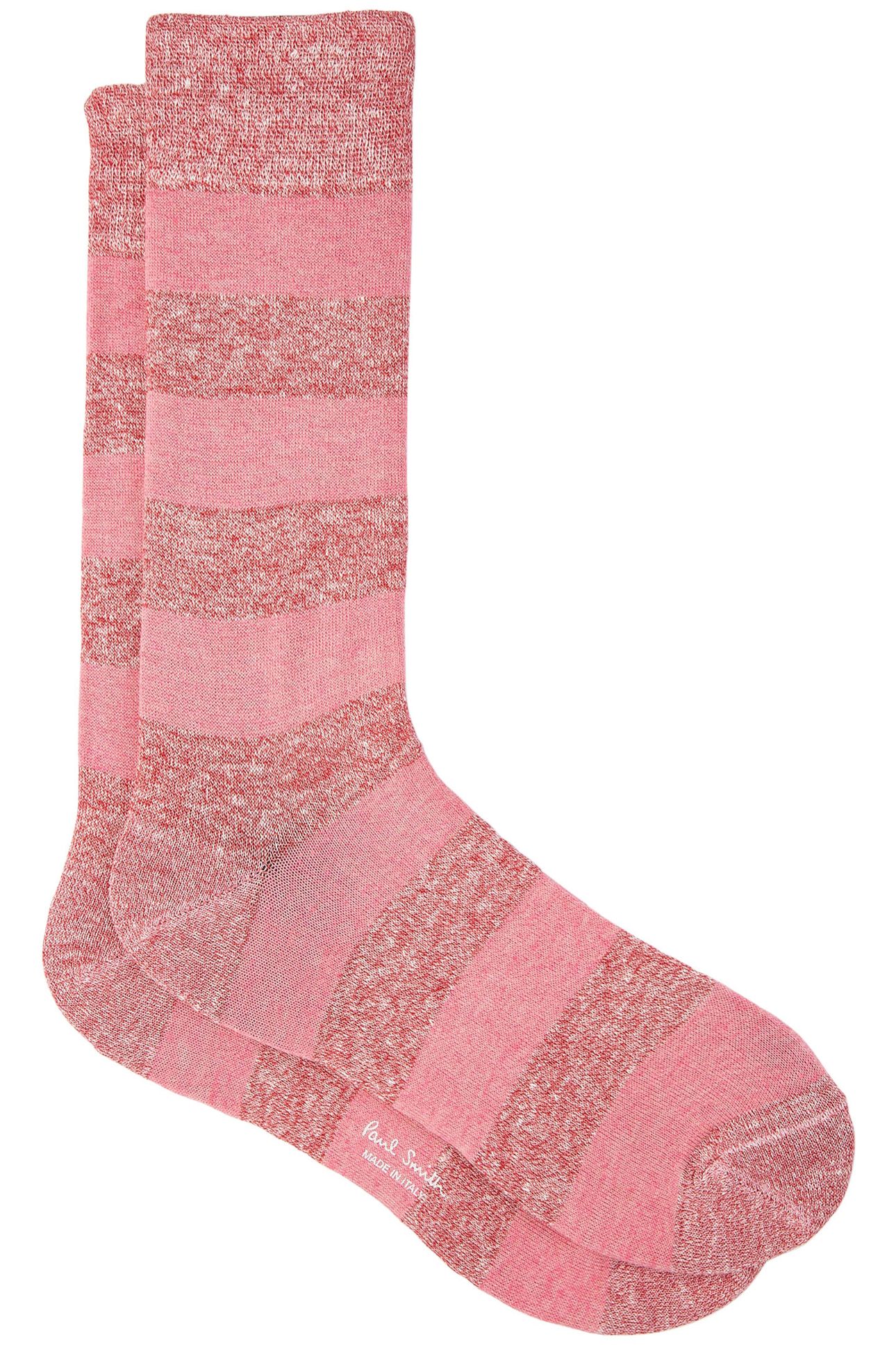 SOCK BARRY LINEN RED 1