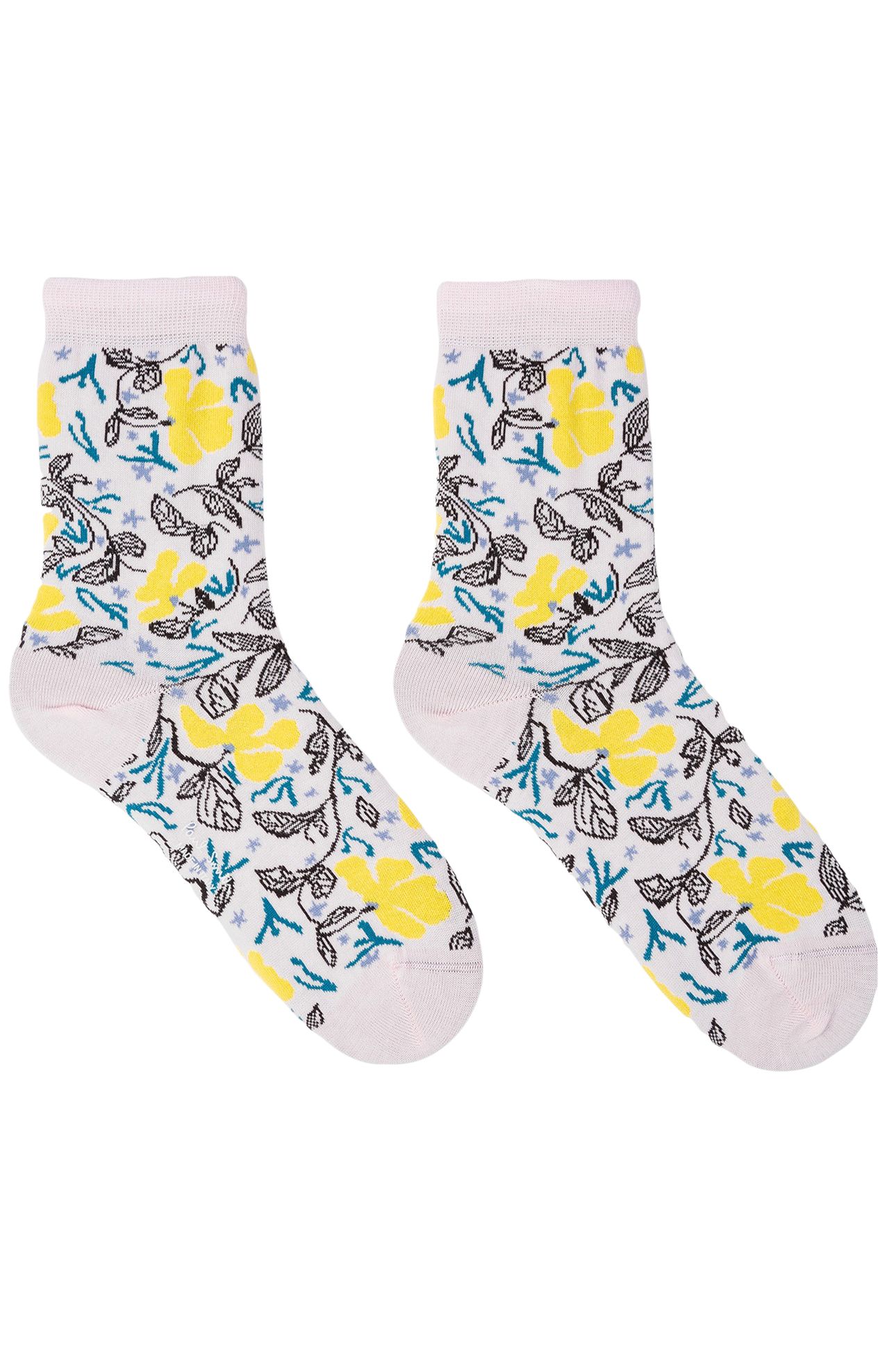 SOCK SEA FLRL PINK 2