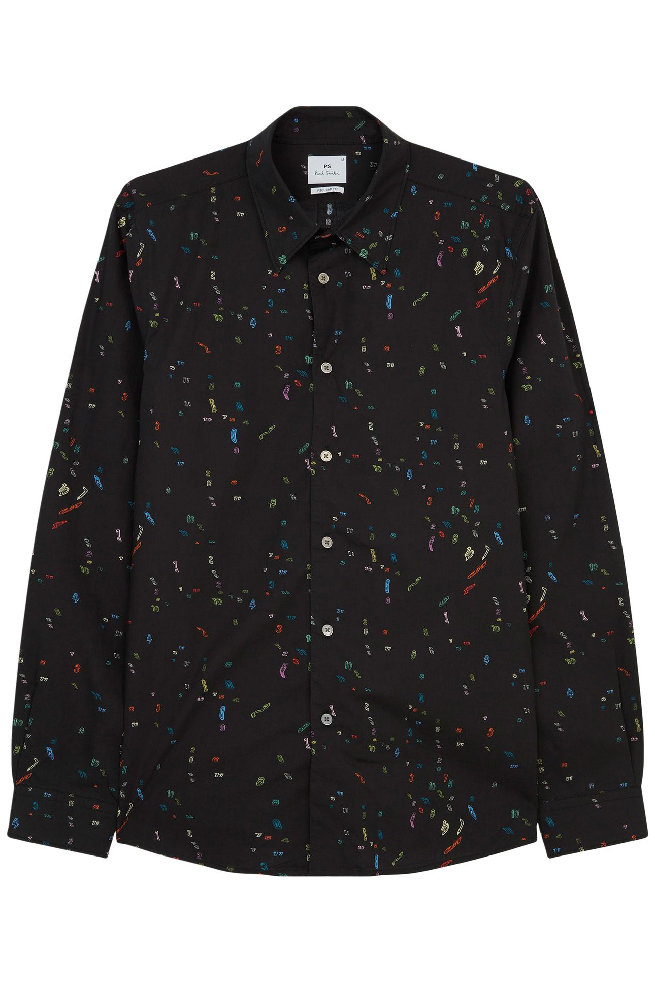 LS REGULAR FIT SHIRT BLACK 4
