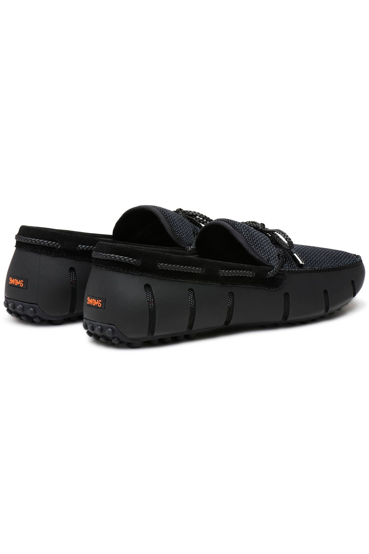 BRAIDED LACE LUX LOAFER DRIVER BLACK/GRAPHITE 4