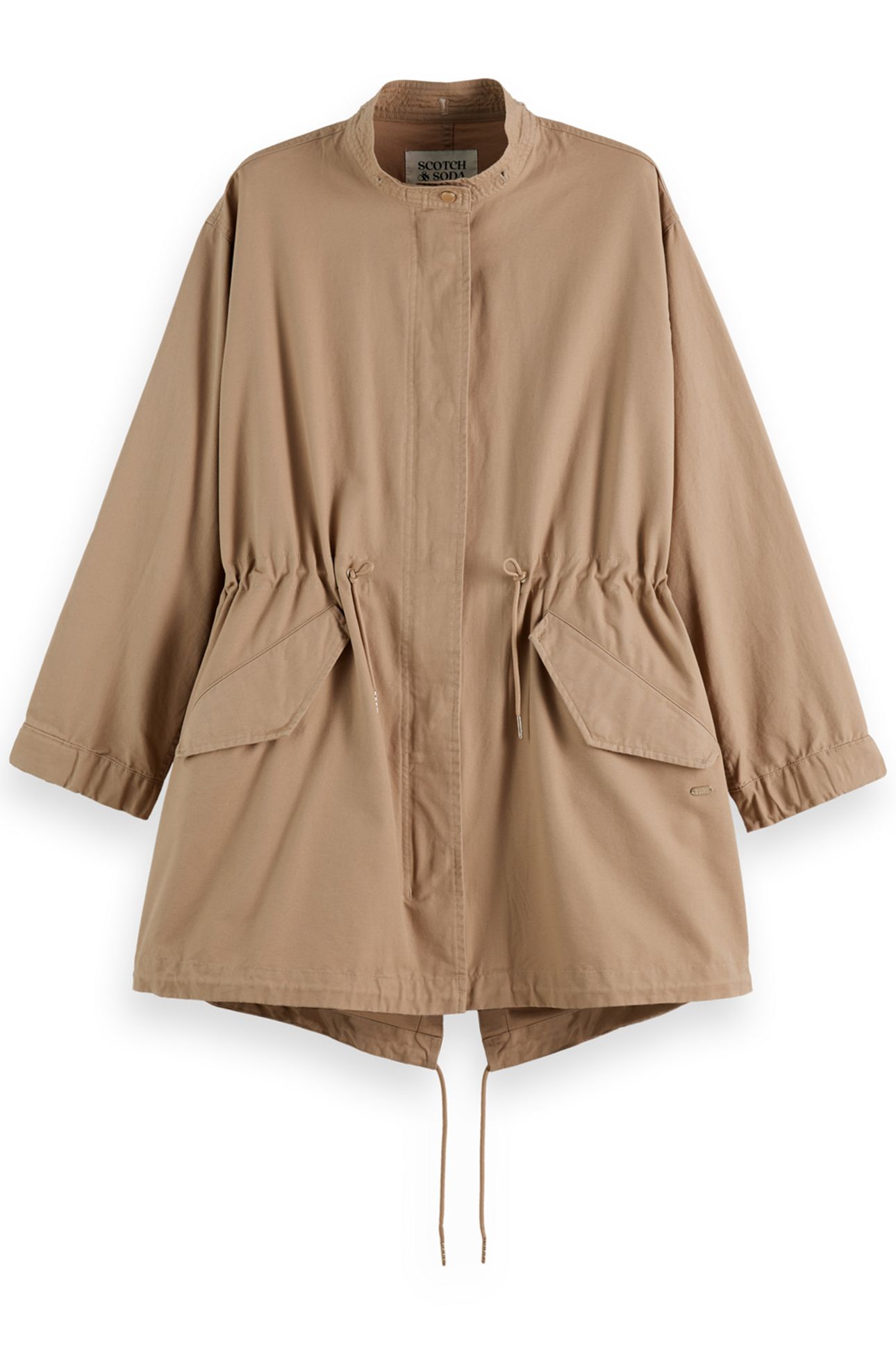 COTTON WASHED PARKA DESERT SAND 3