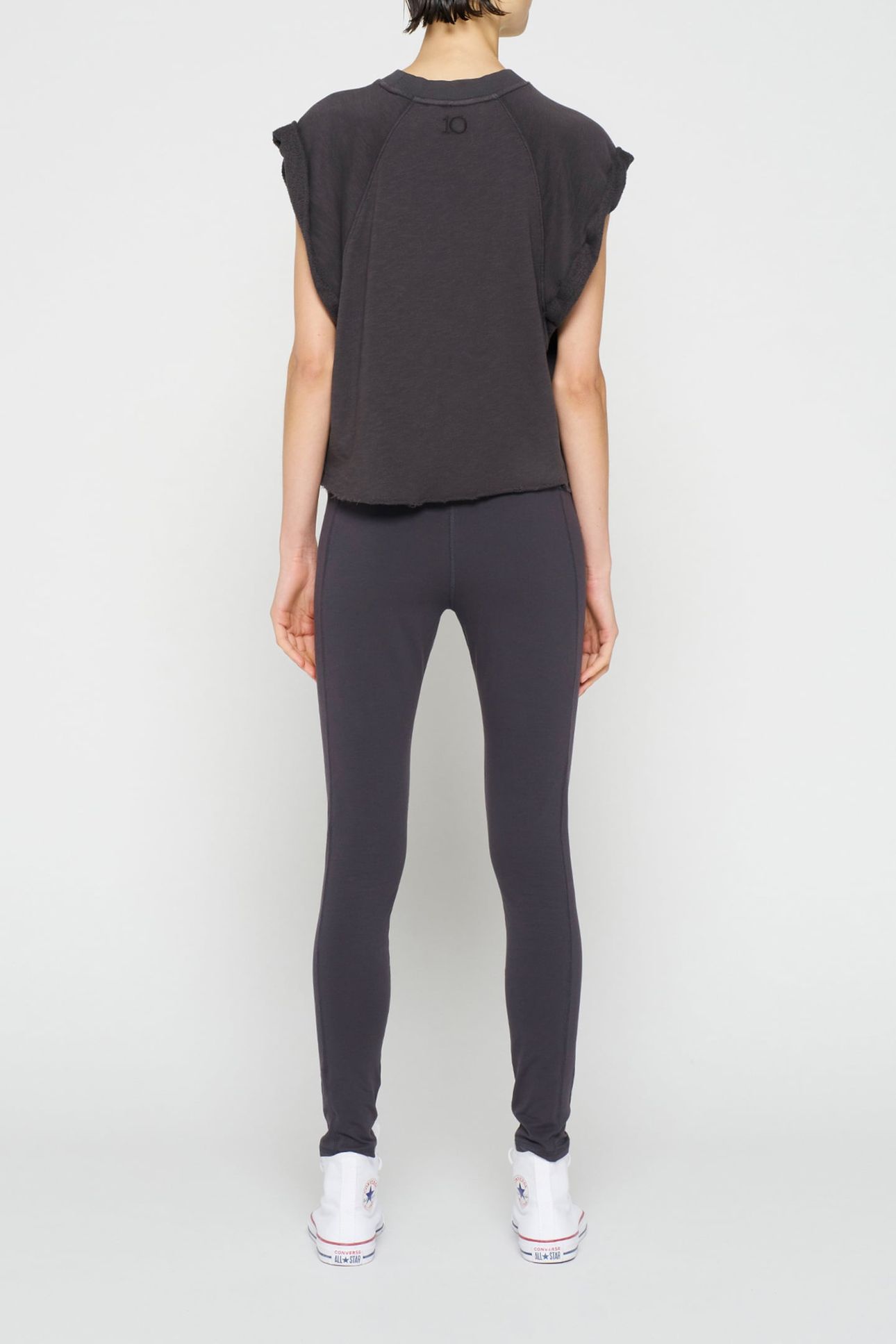 YOGA LEGGINGS GREY RAVEN 3