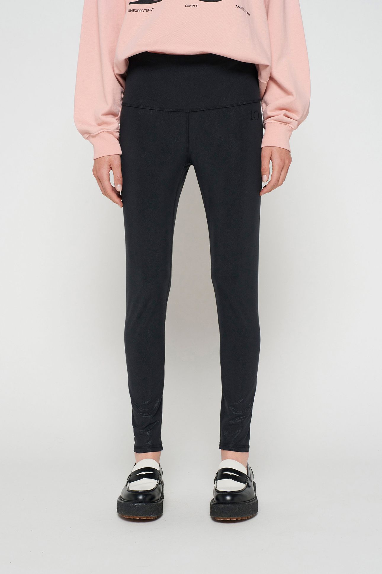YOGA LEGGINGS SPARKLE BLACK 1
