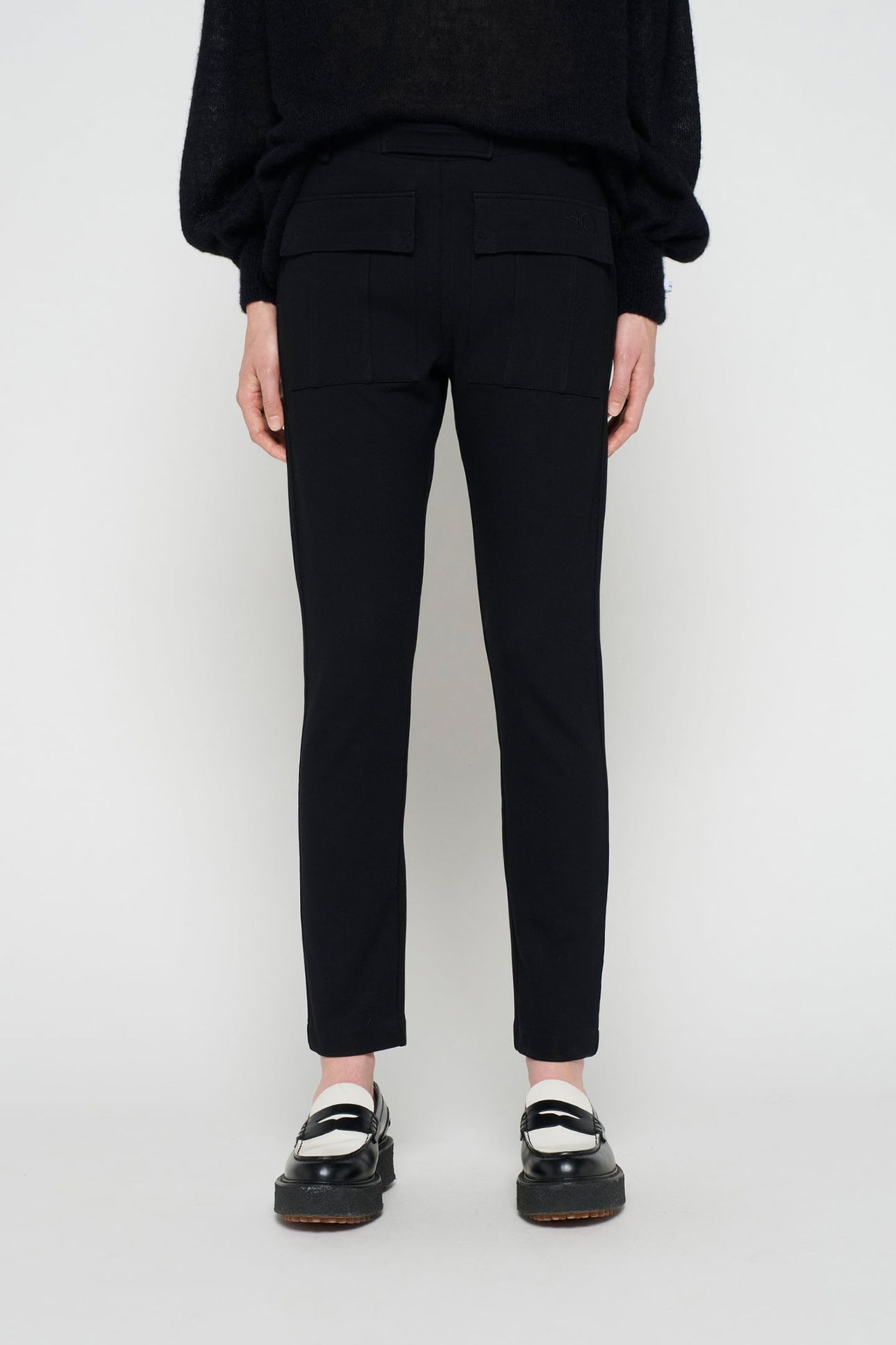 FITTED PUNTO PANTS BLACK 1