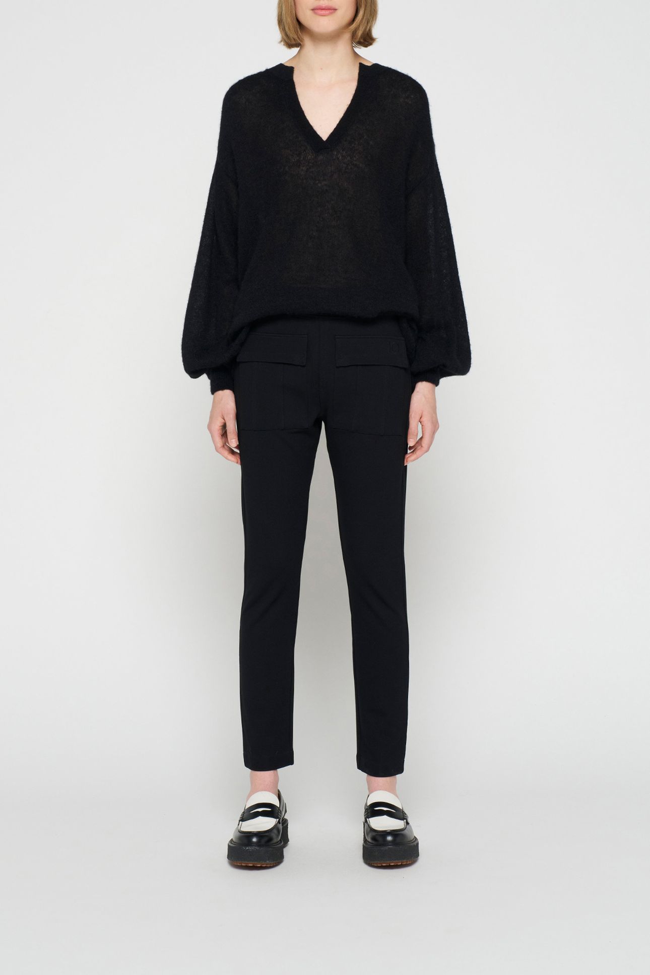 FITTED PUNTO PANTS BLACK 2