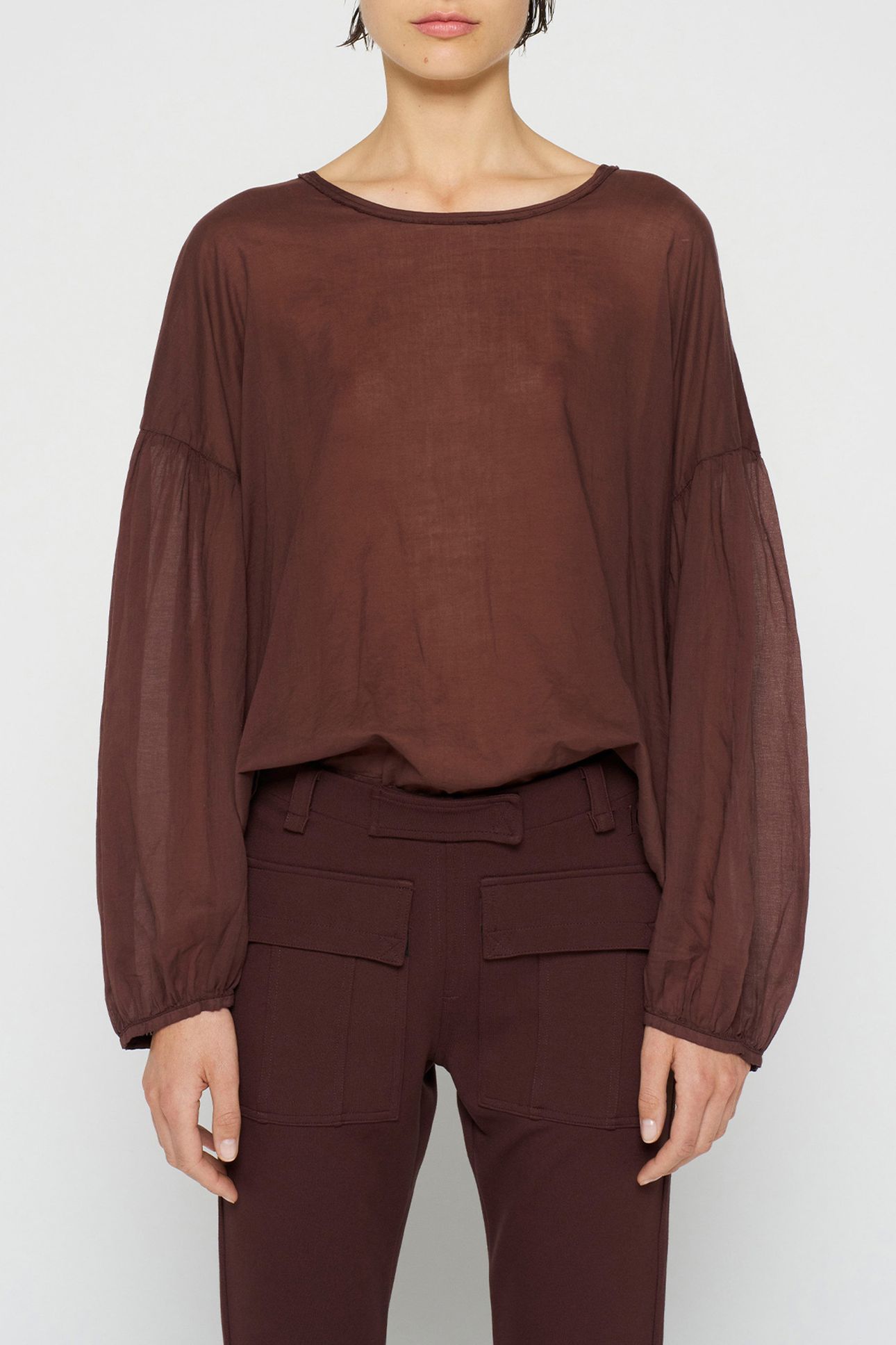 FITTED PUNTO PANTS AUBERGINE 5