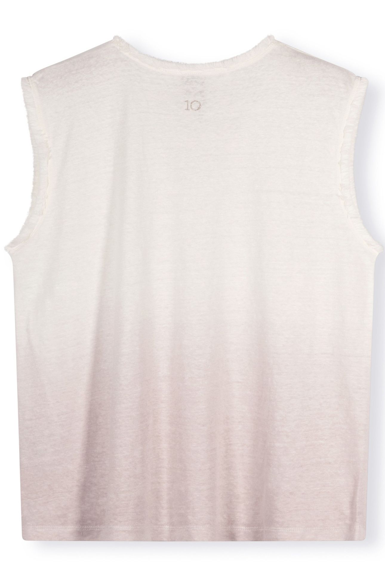 LINEN SINGLET DIP DYE PALE LILAC 5