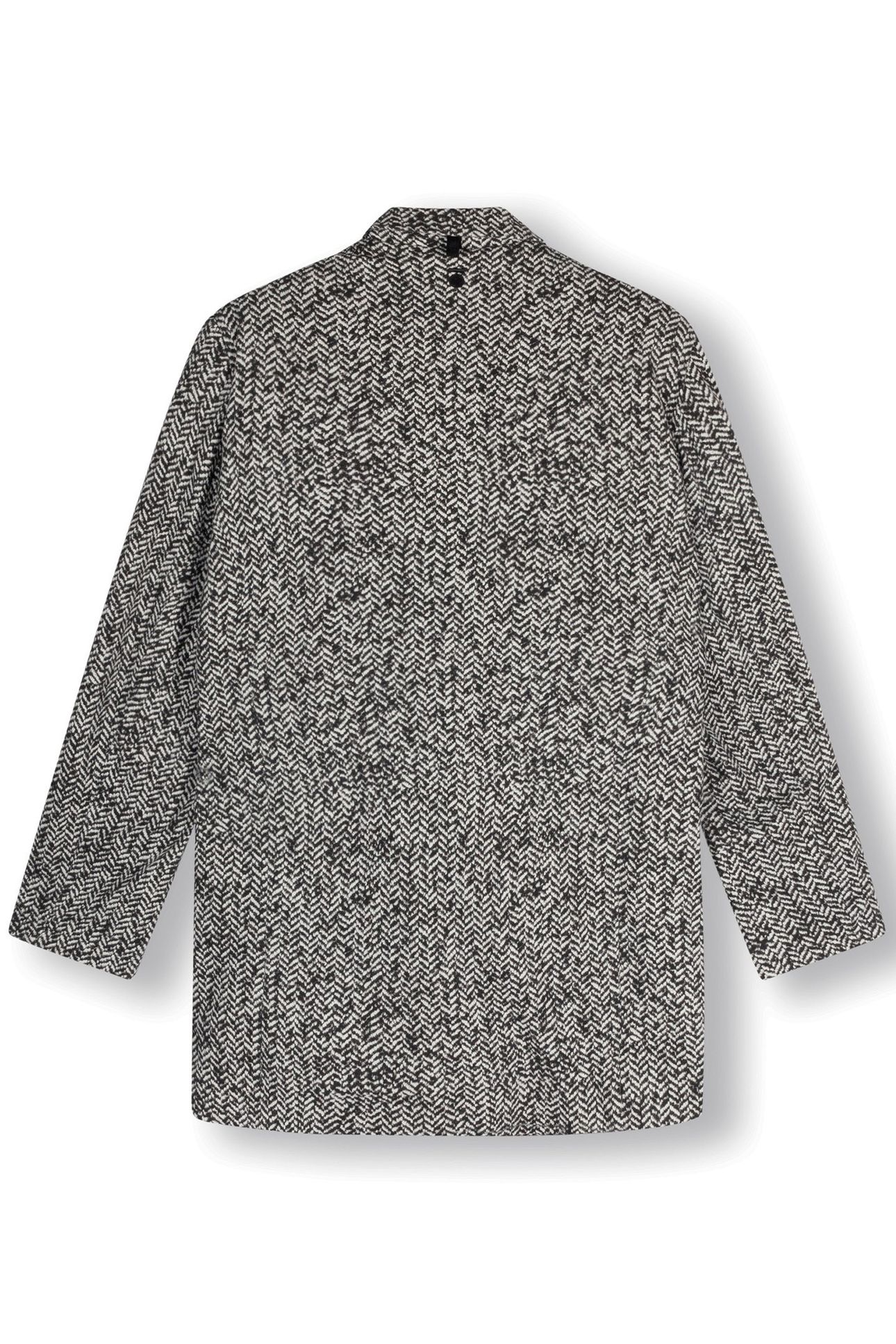 STATEMENT BLAZER HERRINGBONE BLACK 5