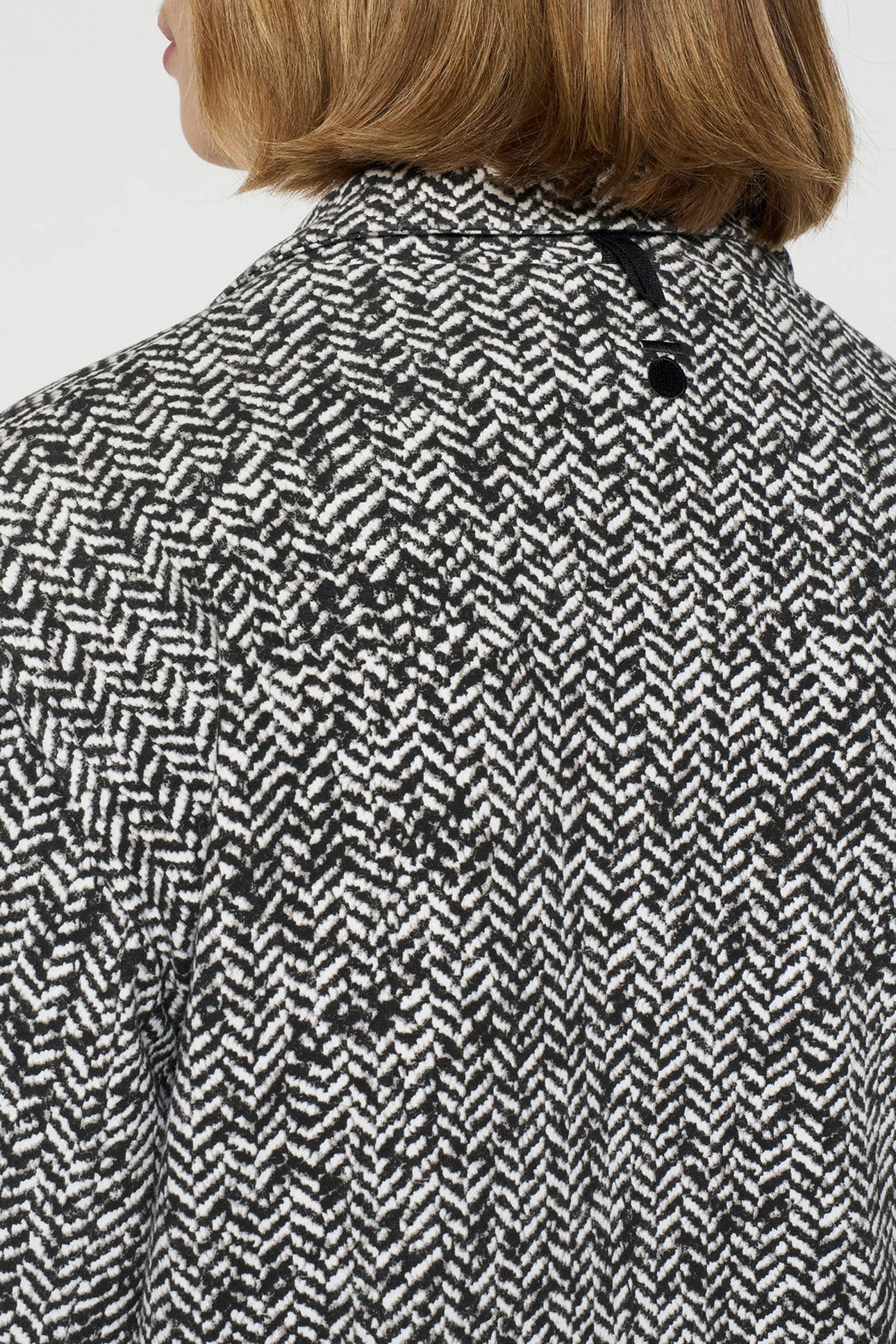 STATEMENT BLAZER HERRINGBONE BLACK 7