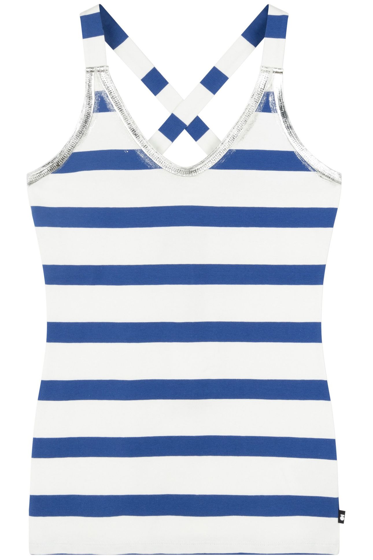 WRAPPER STRIPES FOIL ECRU/ELECTRIC BLUE 4