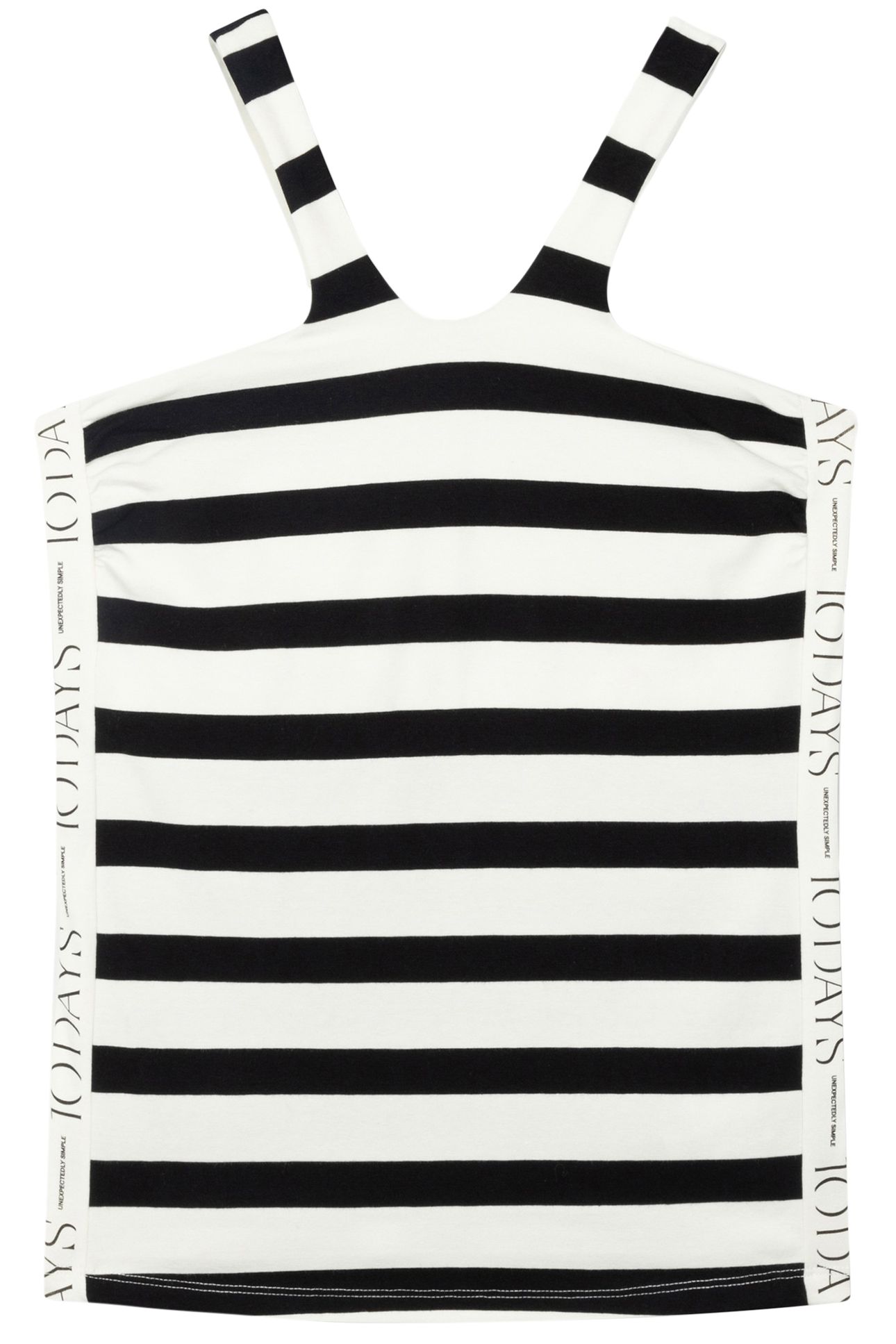 SPORTY WRAPPER STRIPES ECRU/BLACK 4