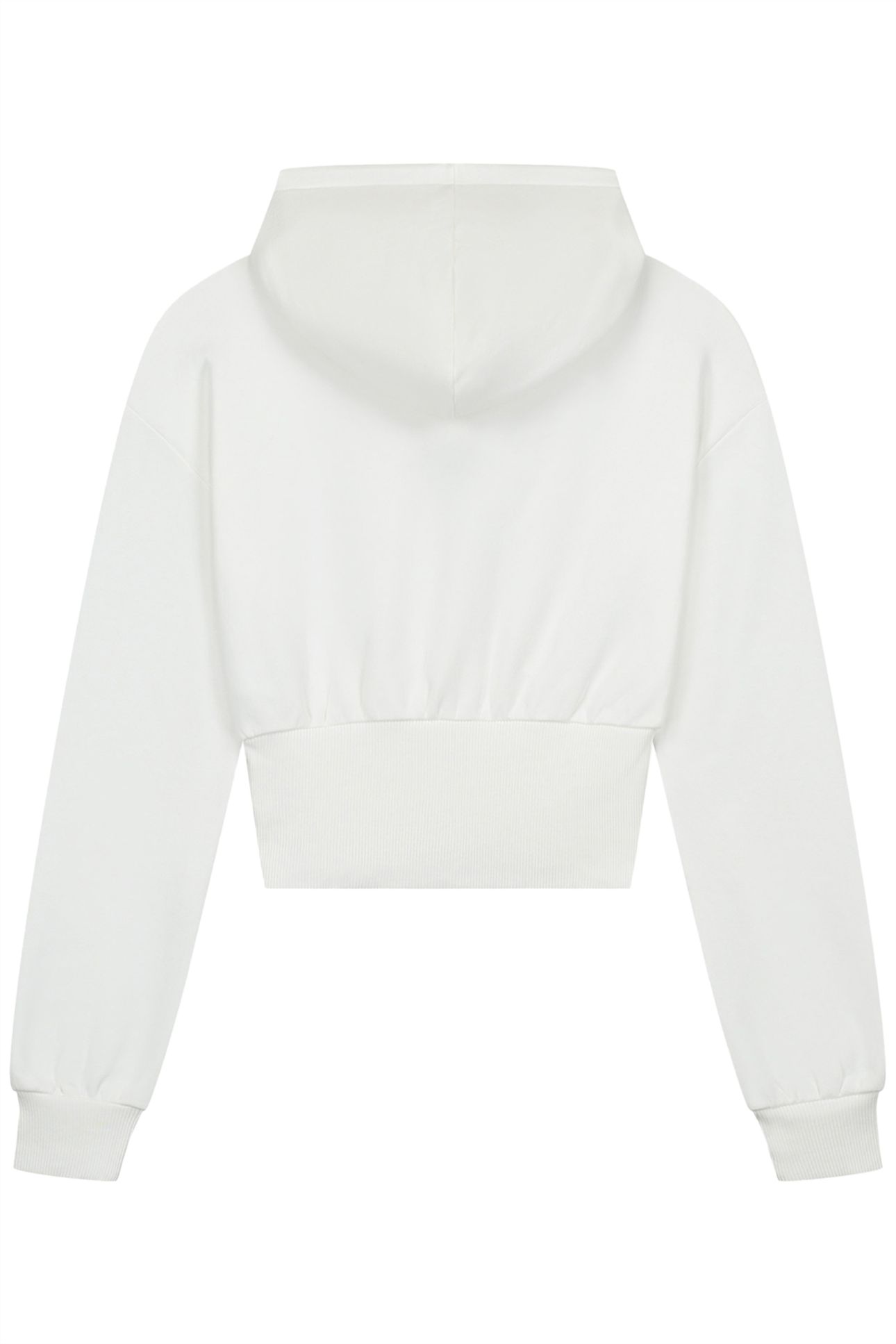 RIB HOODIE OFF WHITE/LAVENDER BLUE 2