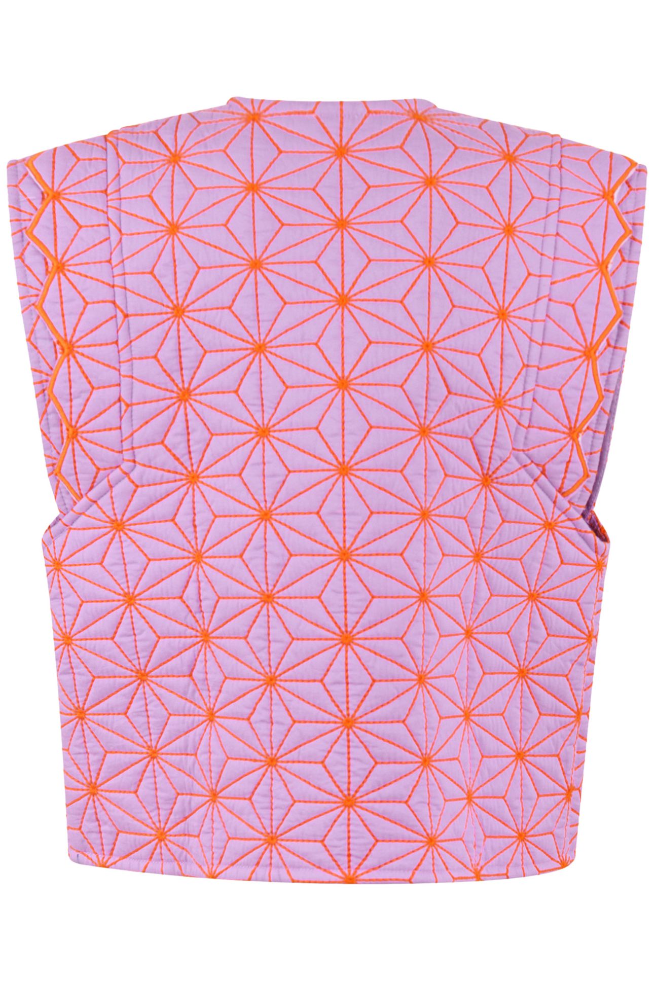 GAA-SBSTITCHED GILET LIGHTPURPLE 5