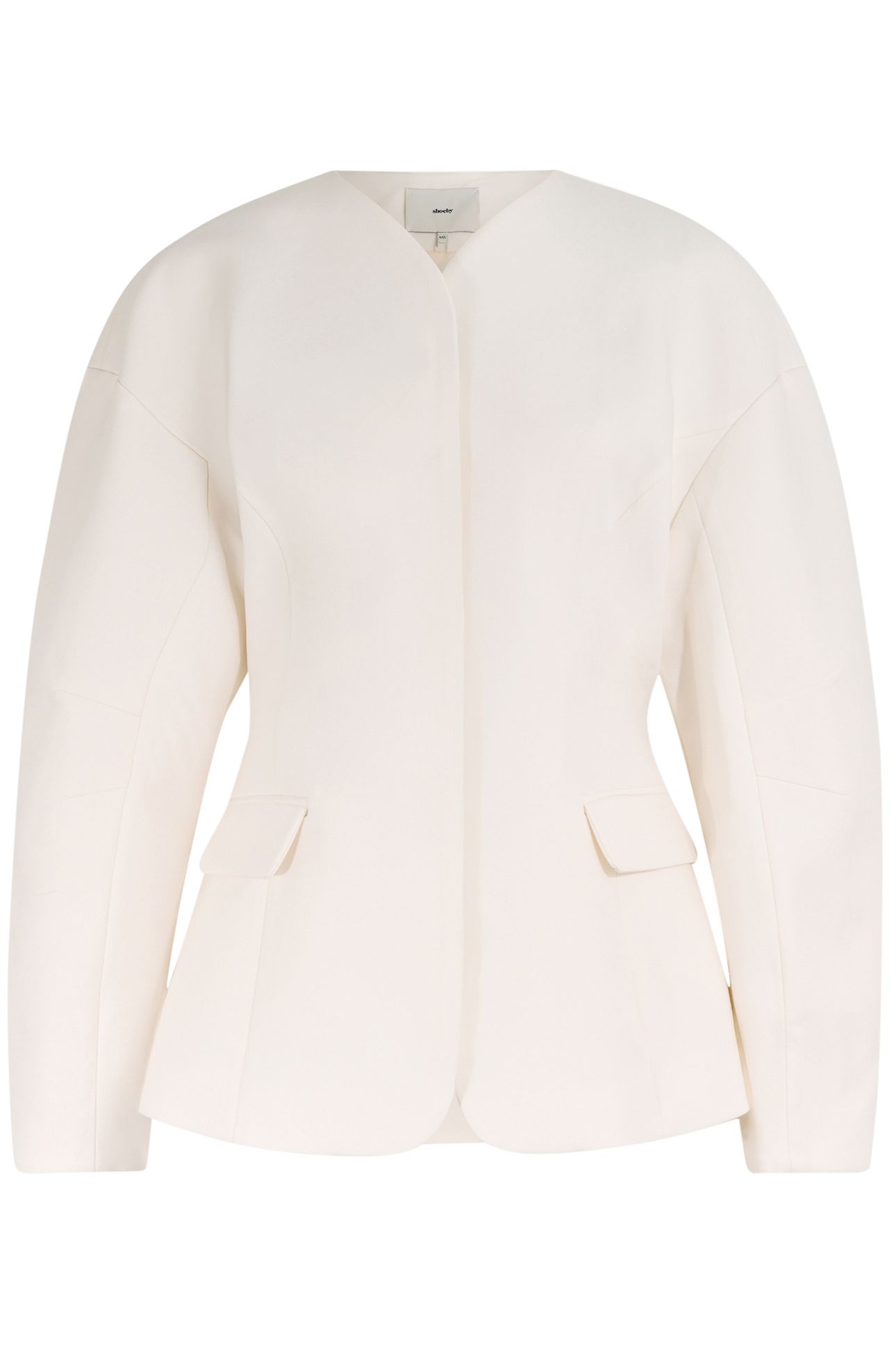 LA-SBHOURGLASS EGG JACKET OFFWHITE 3