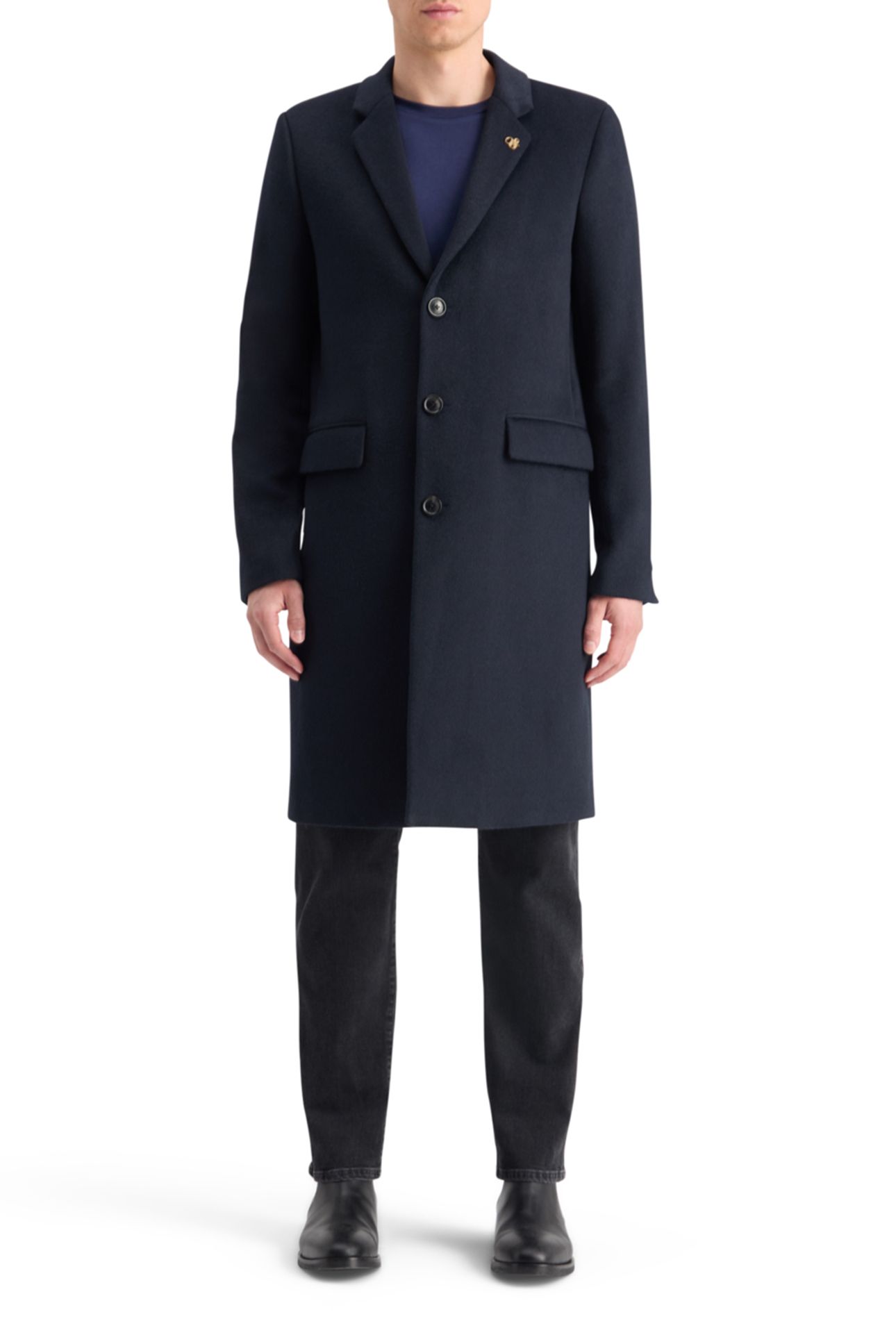 WOOL CLASSIC OVERCOAT NIGHT 1