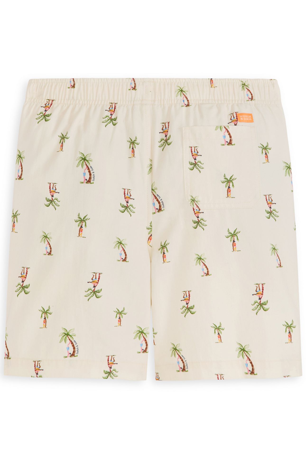 BOYS S&S HALF PANAMA SHORT NATURAL 2
