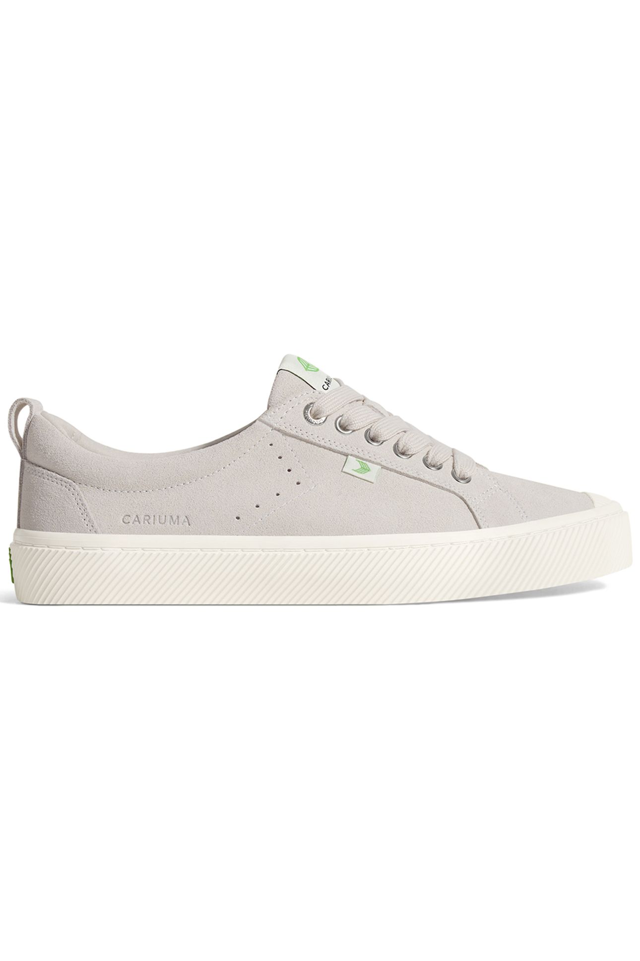 OCA LOW VINTAGE WHITE SUEDE SNEAKER 1