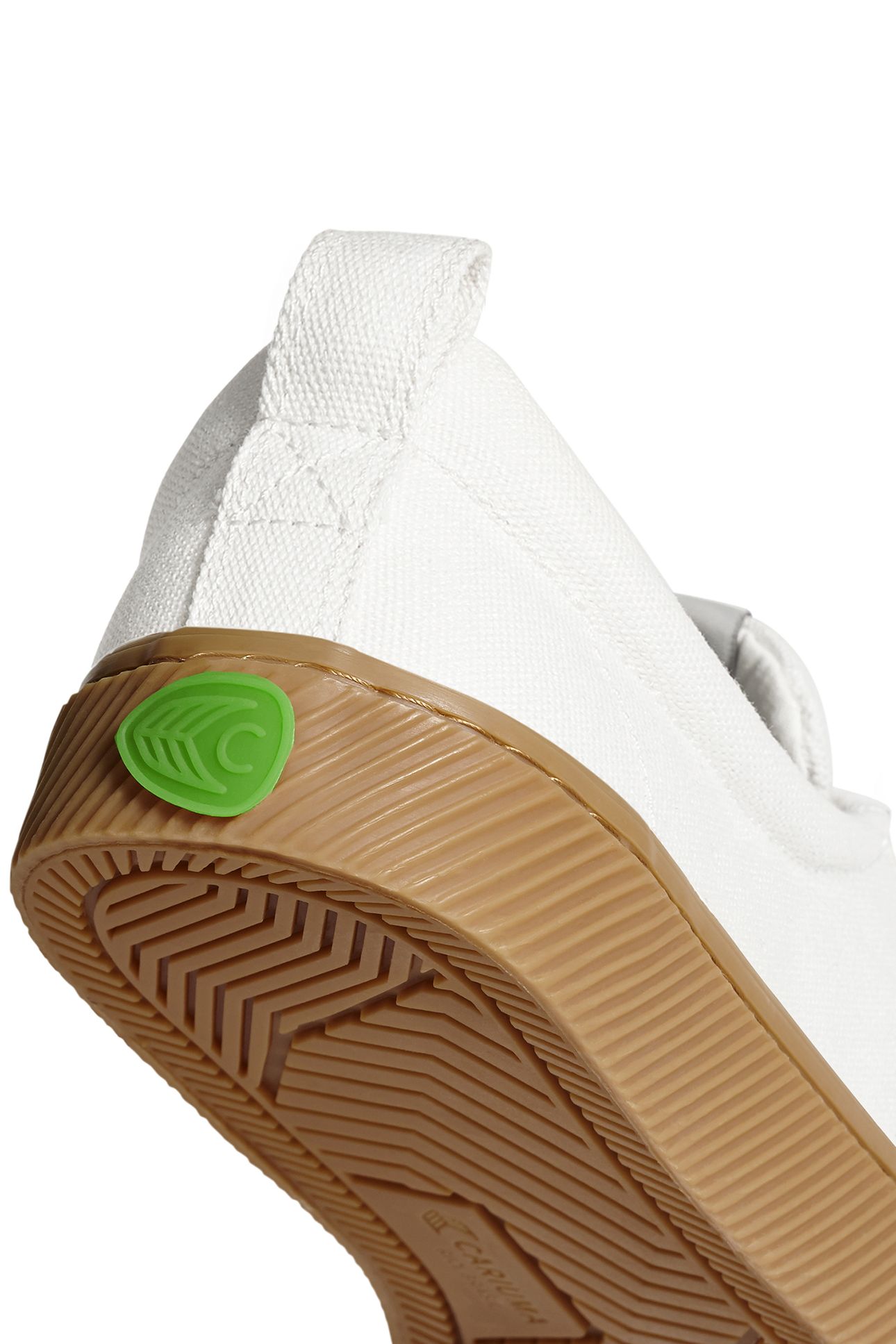 OCA LOW GUM OFF-WHITE CANVAS SNEAKER 4