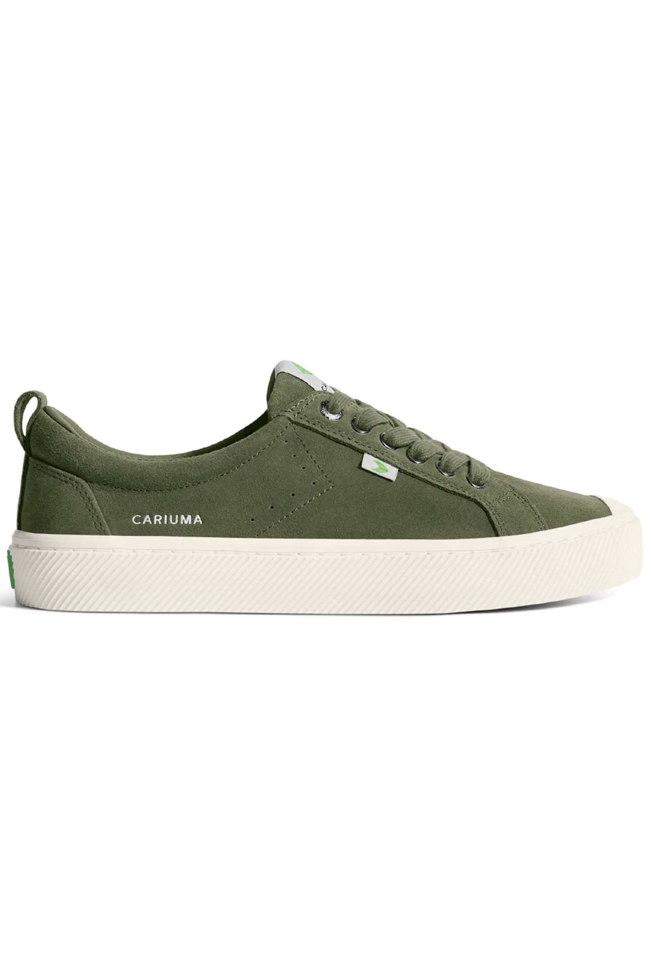 OCA LOW BRONZE GREEN SUEDE SNEAKER 1