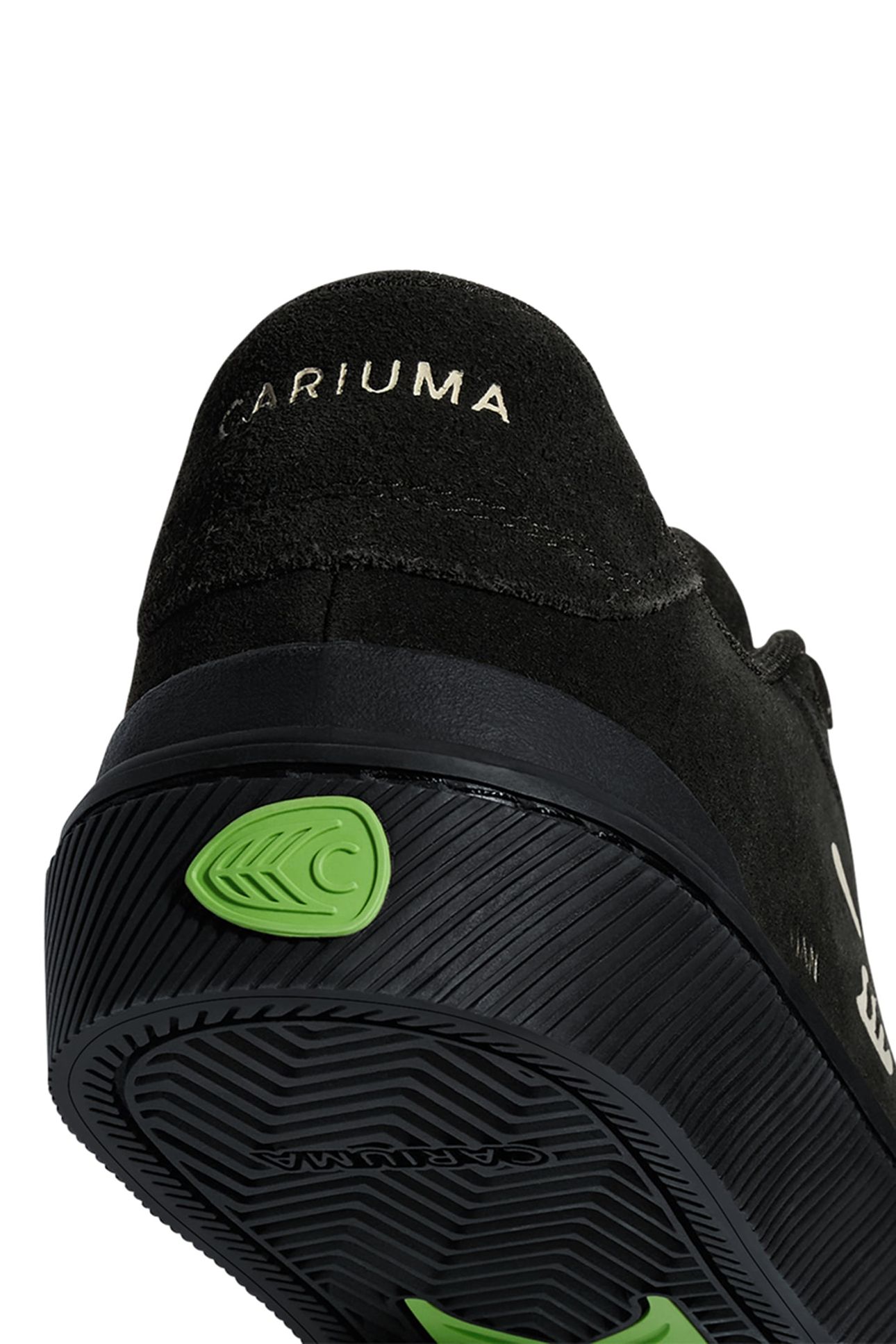 LUAN PRO ALL BLACK SUEDE IVORY LOGO SNEAKER 3