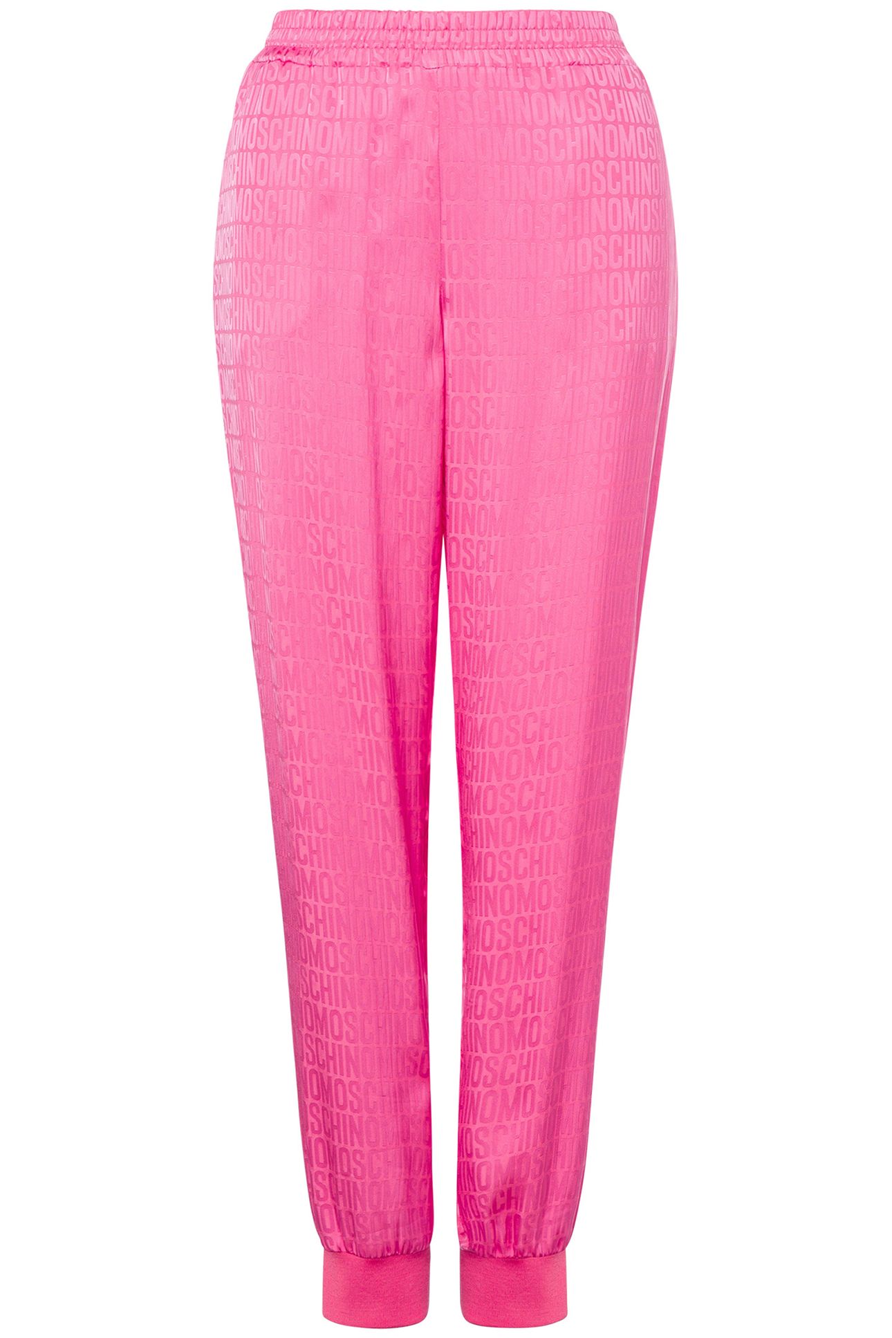 JOGGERS IN ALLOVER LOGO TWILL PINK 3
