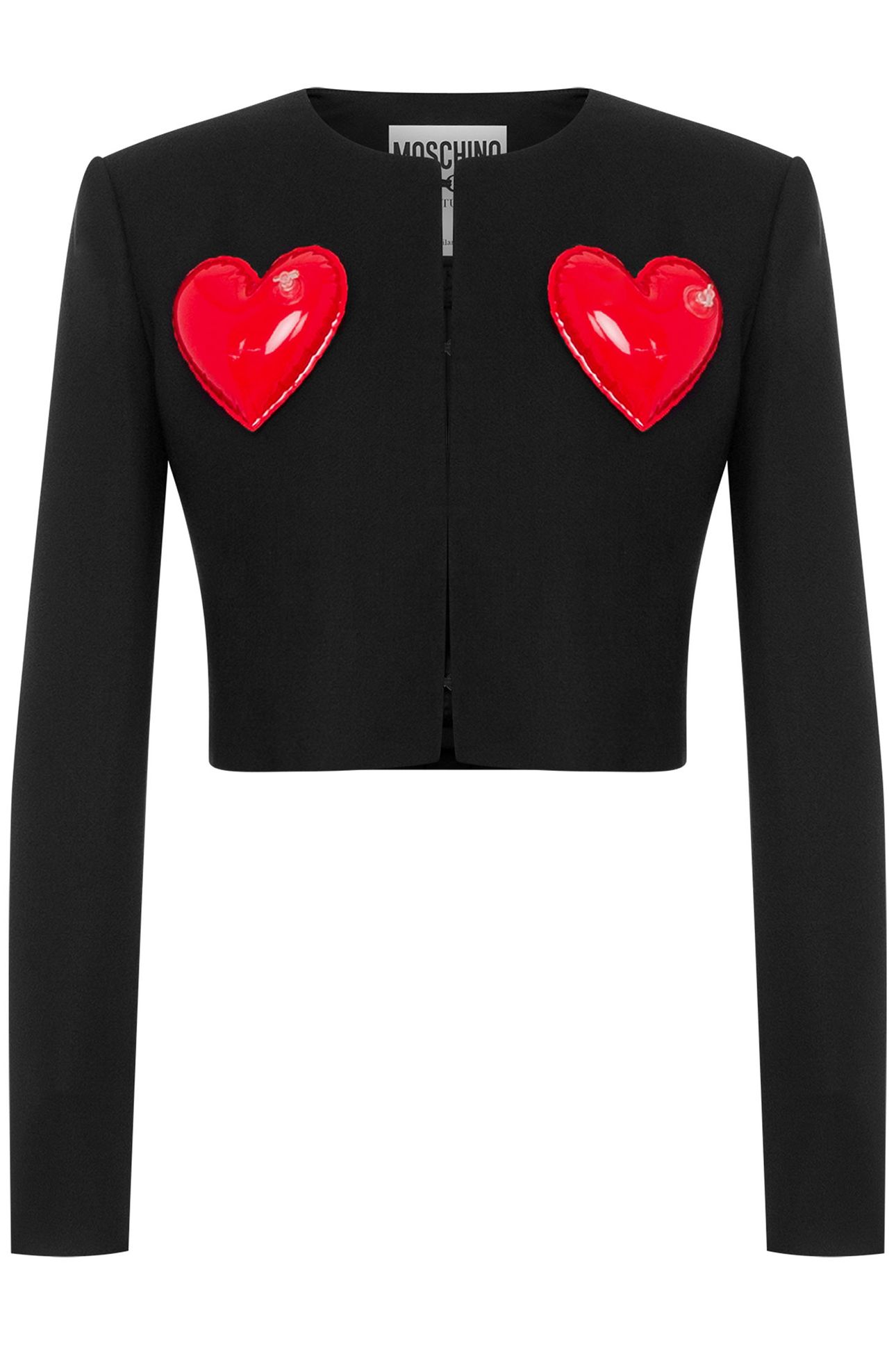 INFLATABLE HEARTS STRETCH GABARDINE JACKET BLACK 3