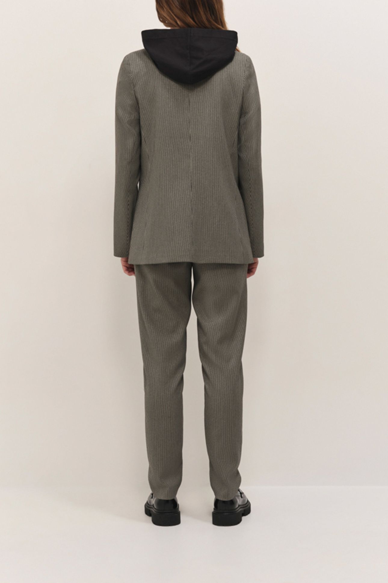 PAVEL - BLACK SUIT TROUSERS WITH HOUNDSTOOTH PATTERN 4