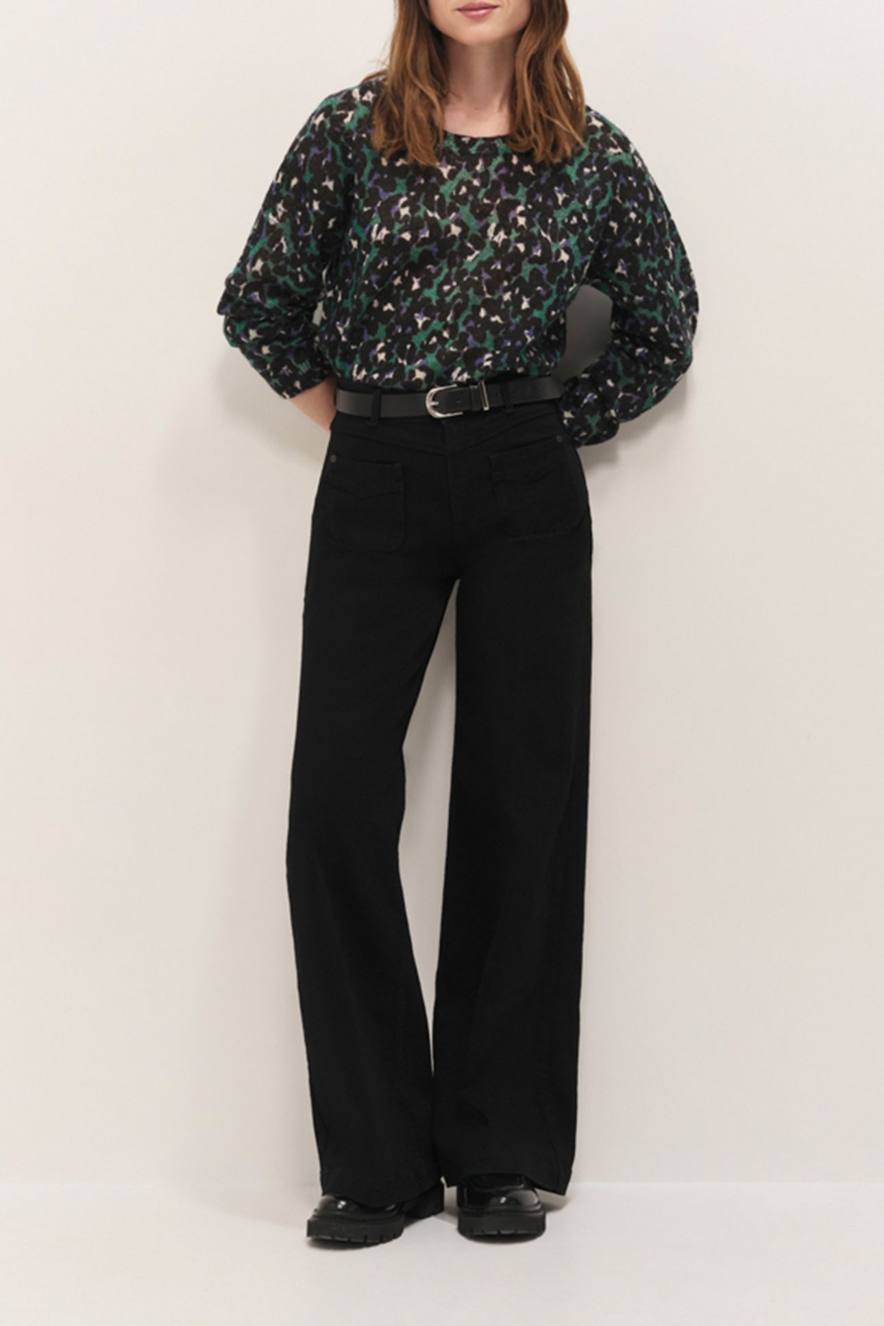 TITOS - SYCAMORE JUMPER WITH TACHIST PRINT 1