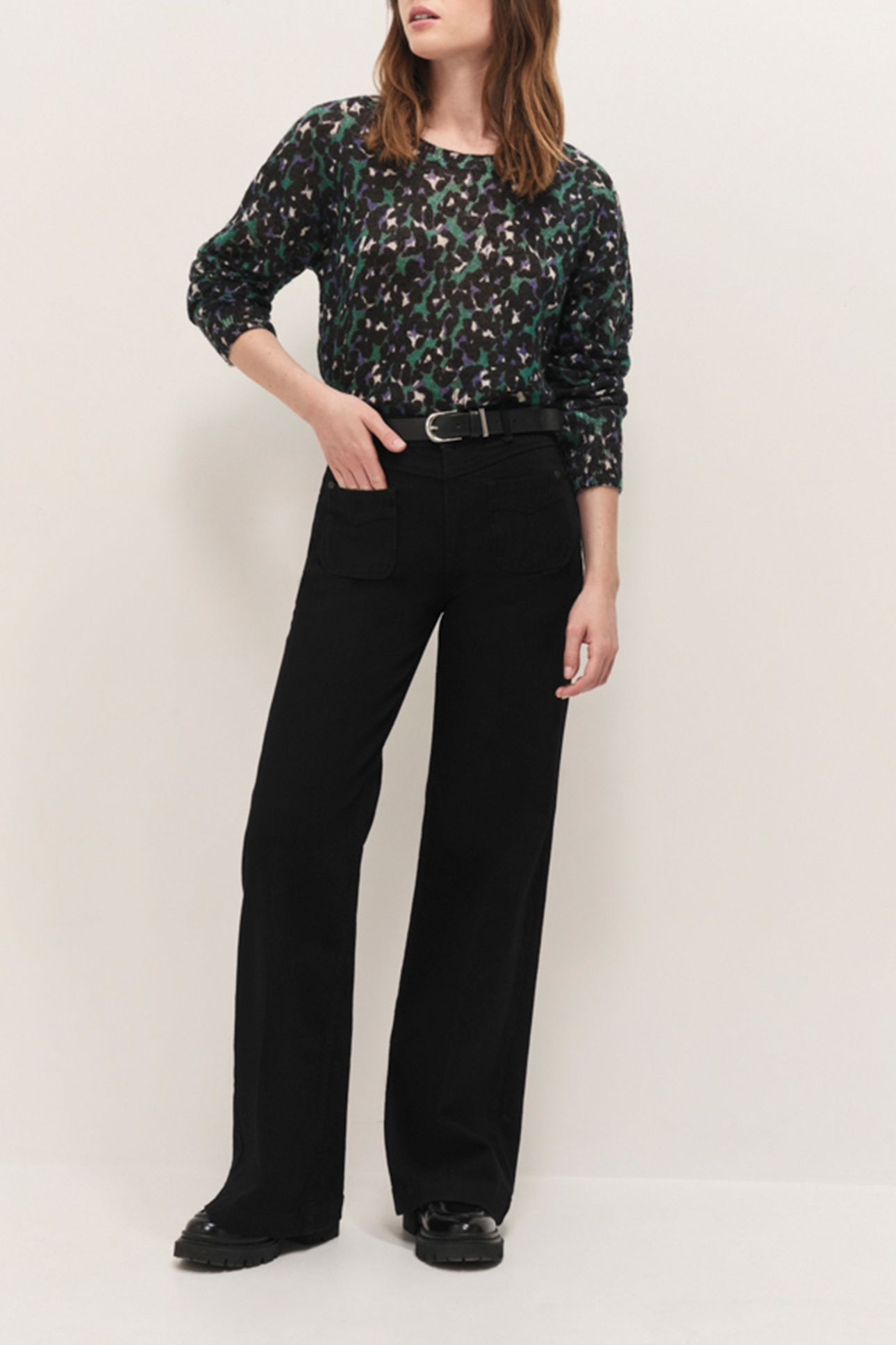 TITOS - SYCAMORE JUMPER WITH TACHIST PRINT 4