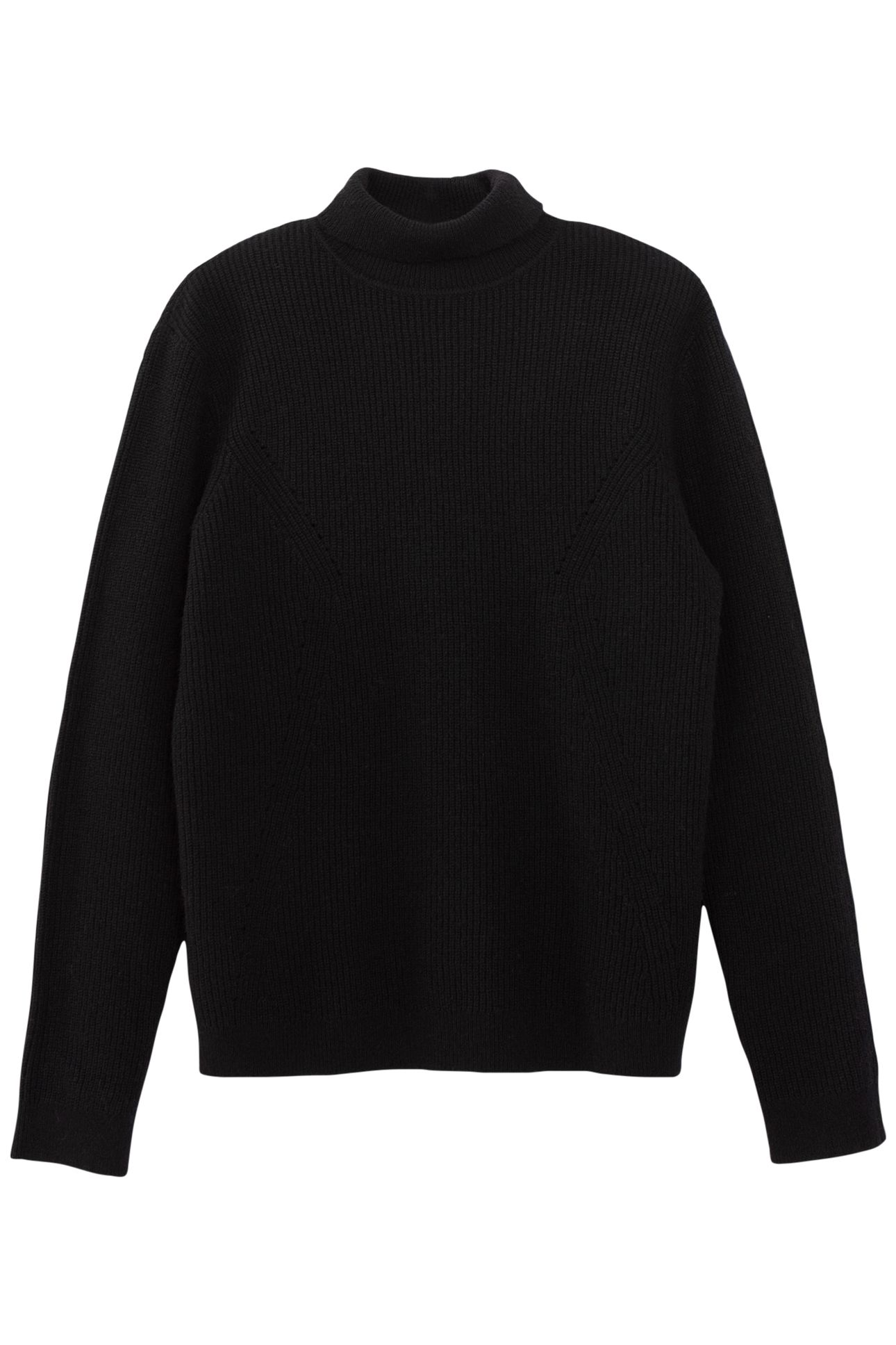 BLACK TURTLENECK KNIT JUMPER 4