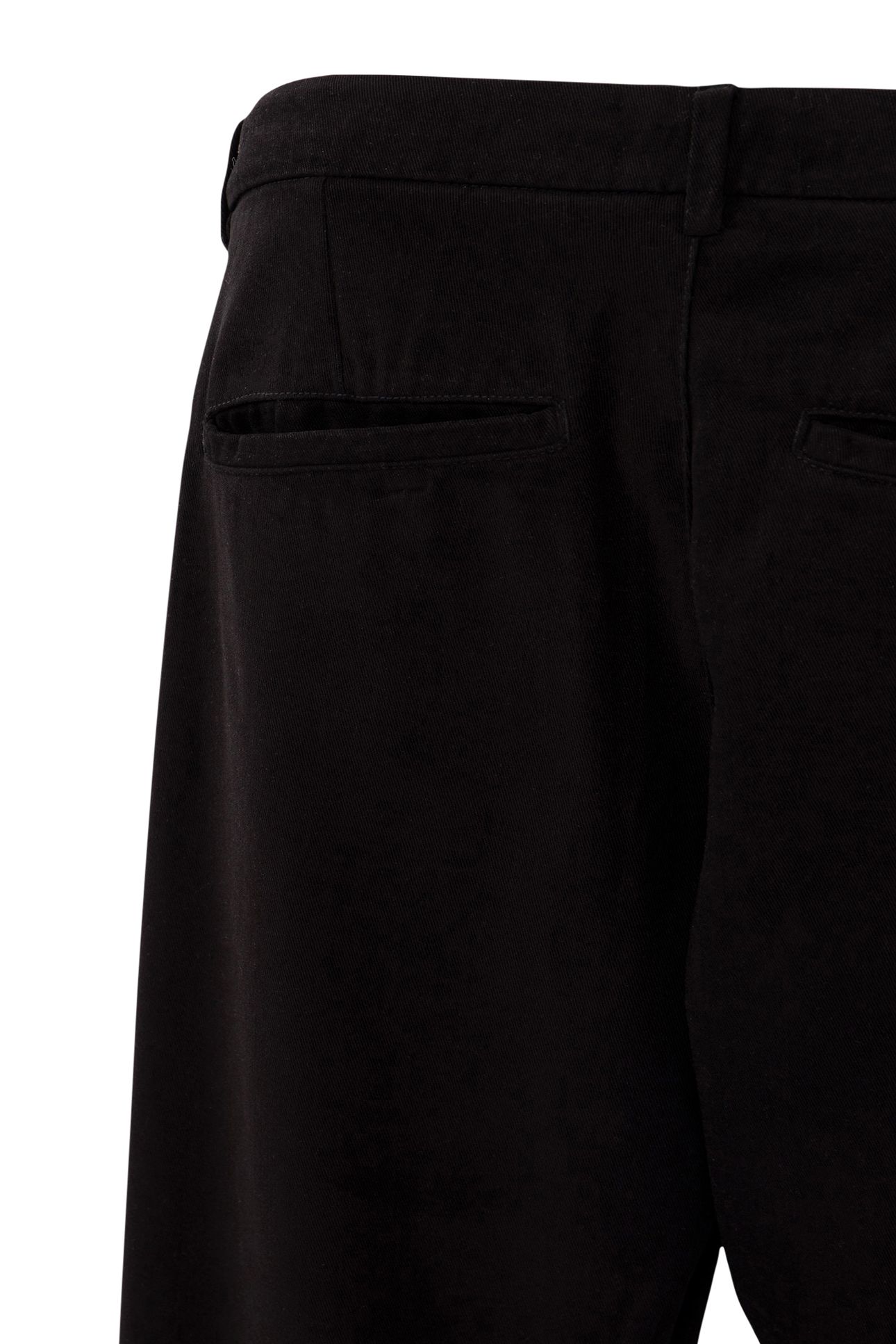 BLACK SLIM CHINO PANTS 6