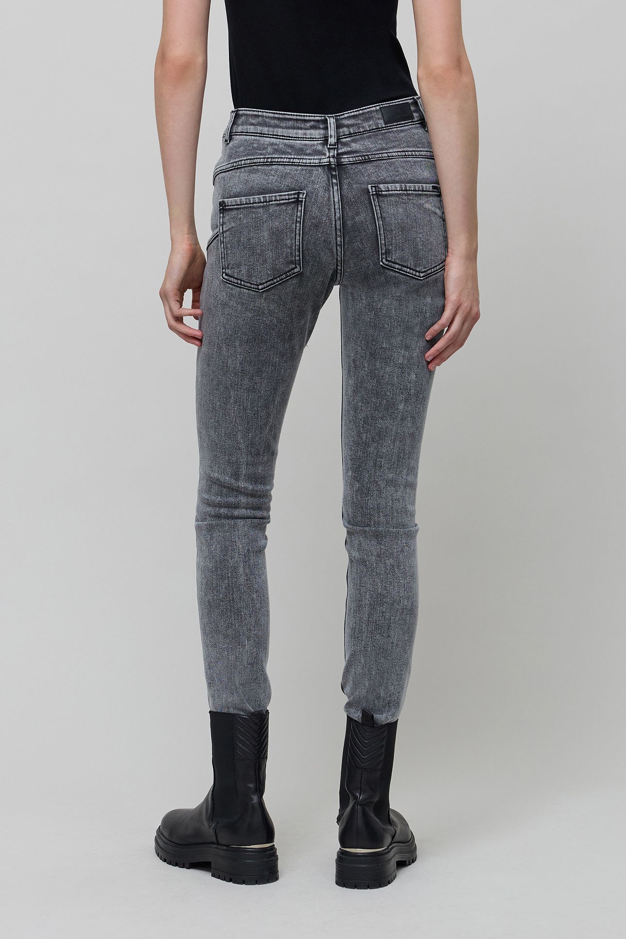 SLIM BLACK SCULPT UP JEANS 2