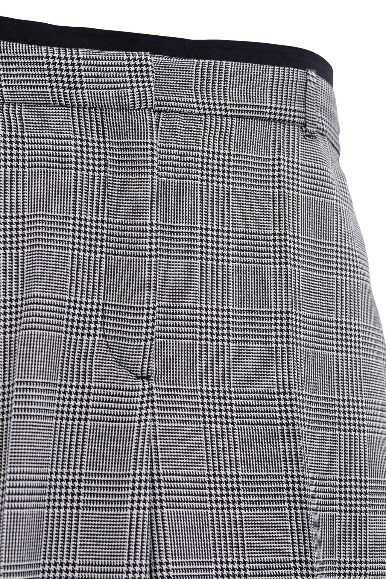 BLACK PRINCE OF WALES LUREX SUIT PANTS 5