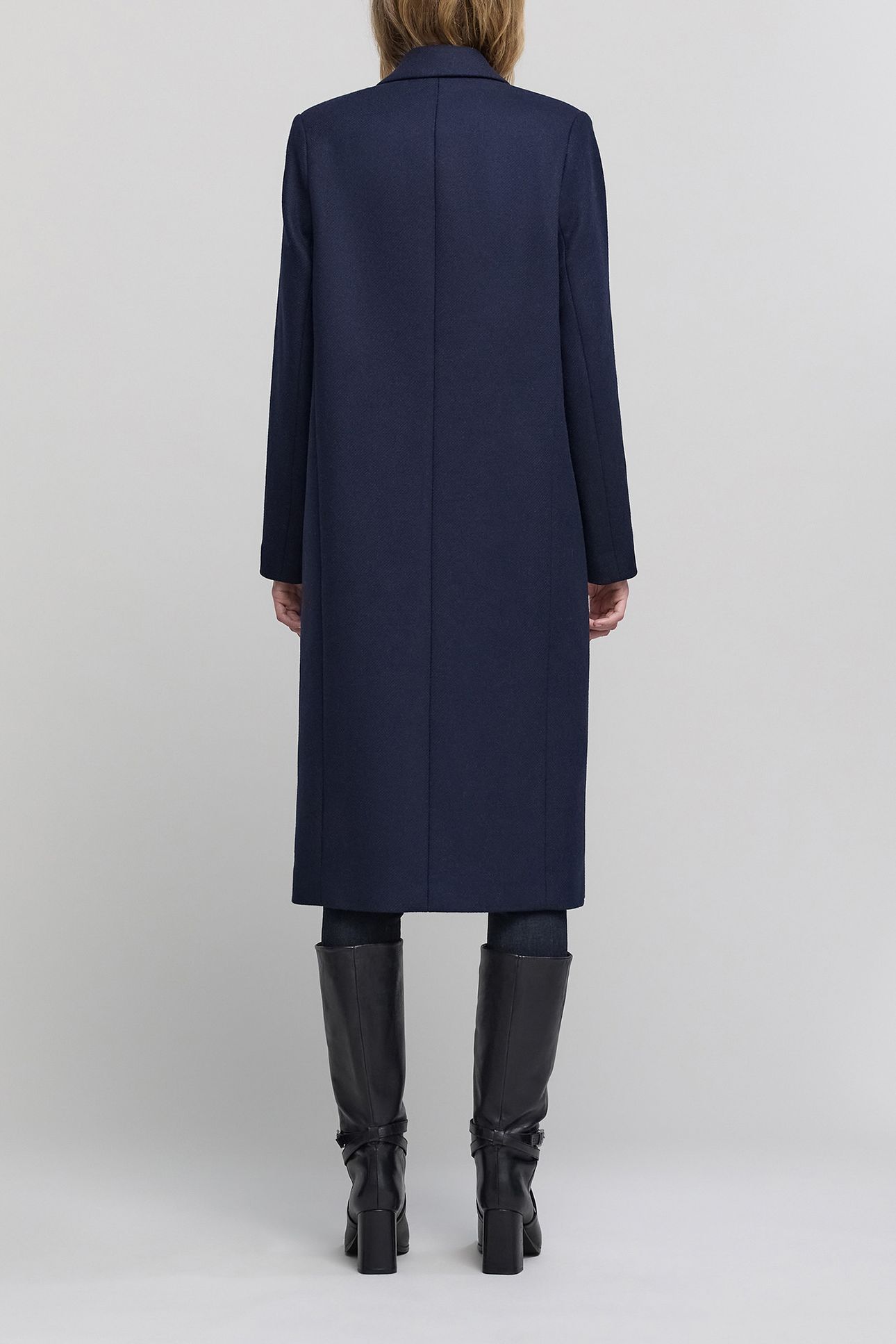 LONG NAVY PEA COAT 3