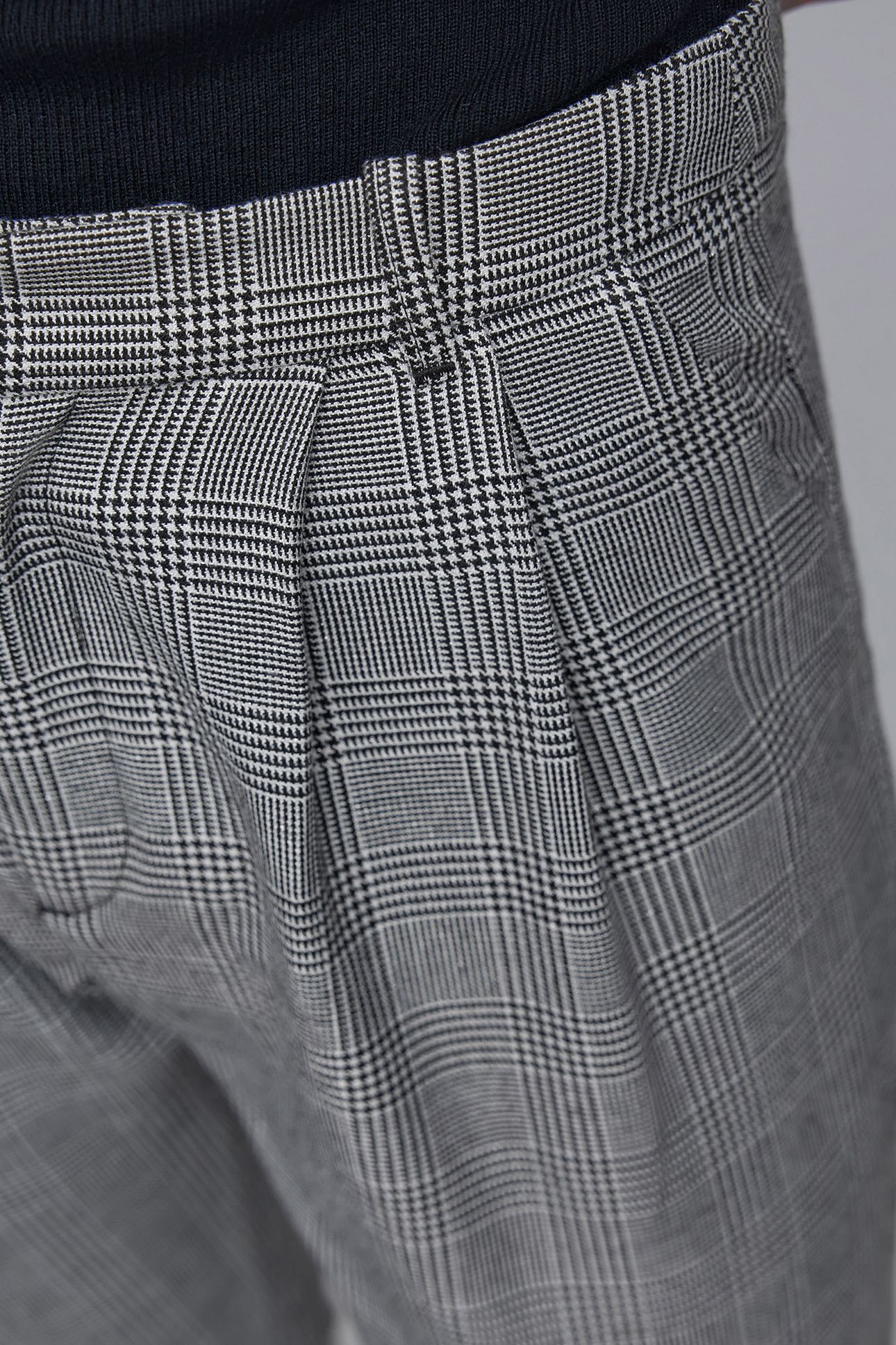 PRINCE OF WALES BLACK SUIT PANTS 7