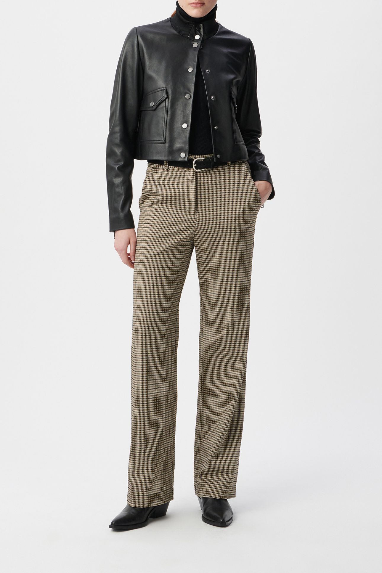 CHECK PATTERN SESAME PANTS 4