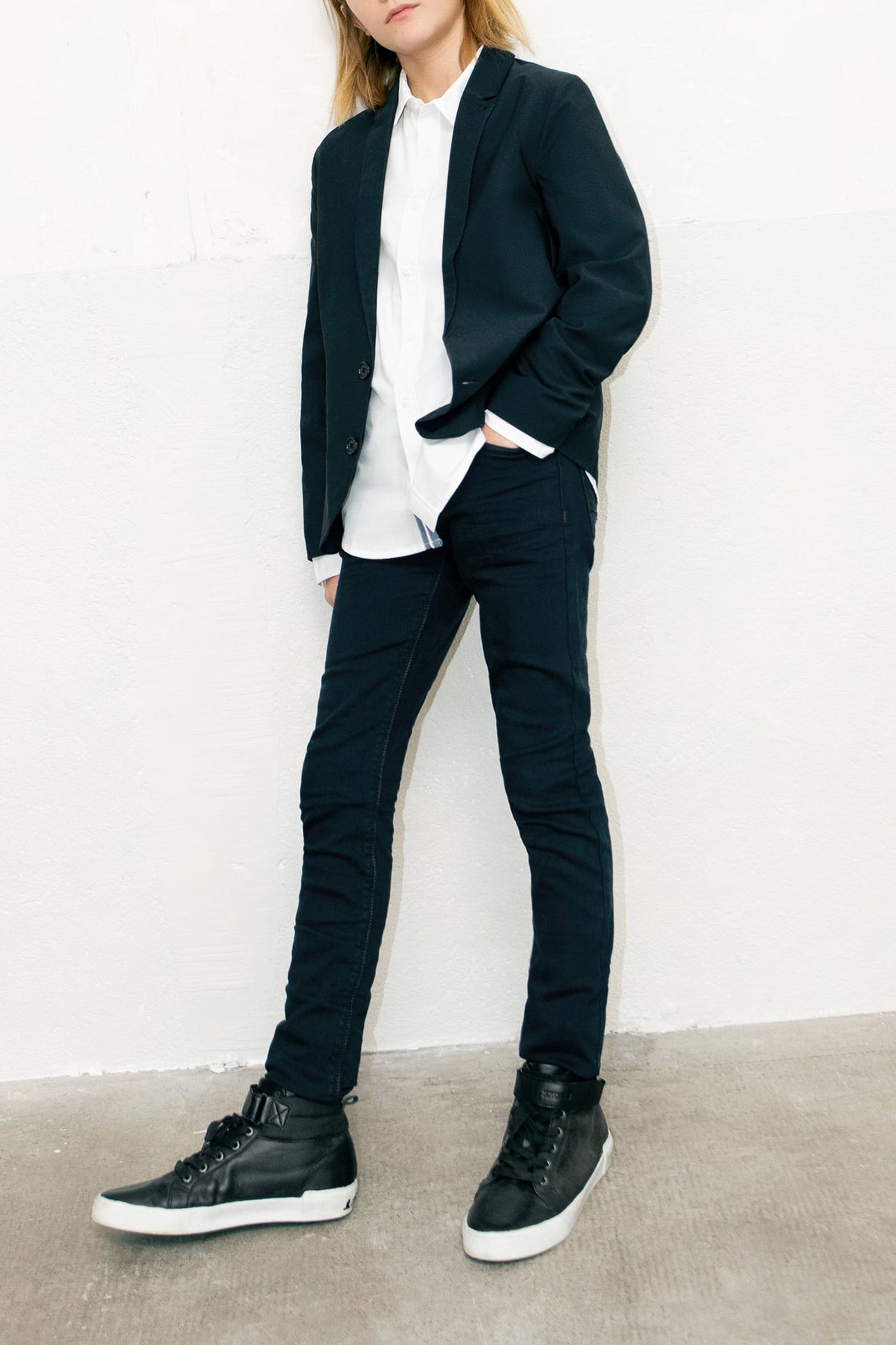 BOYS’ RAW DENIM SKINNY JEANS 1